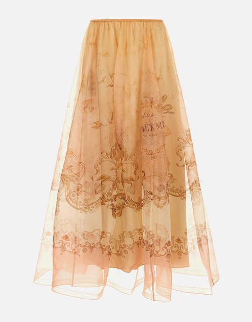 Hypnotic Organza Maxi Skirt