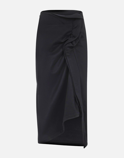 Ruffled Cotton Skirt