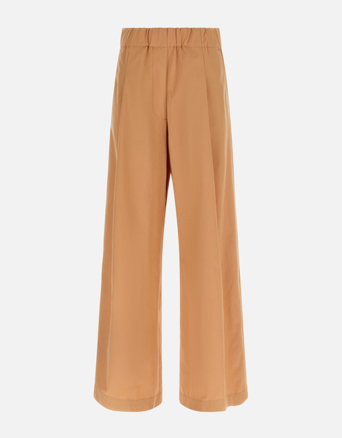 Pila Cotton High Waist Wide Straight Leg Pants