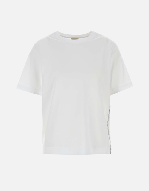 Buttoned Cotton Tee