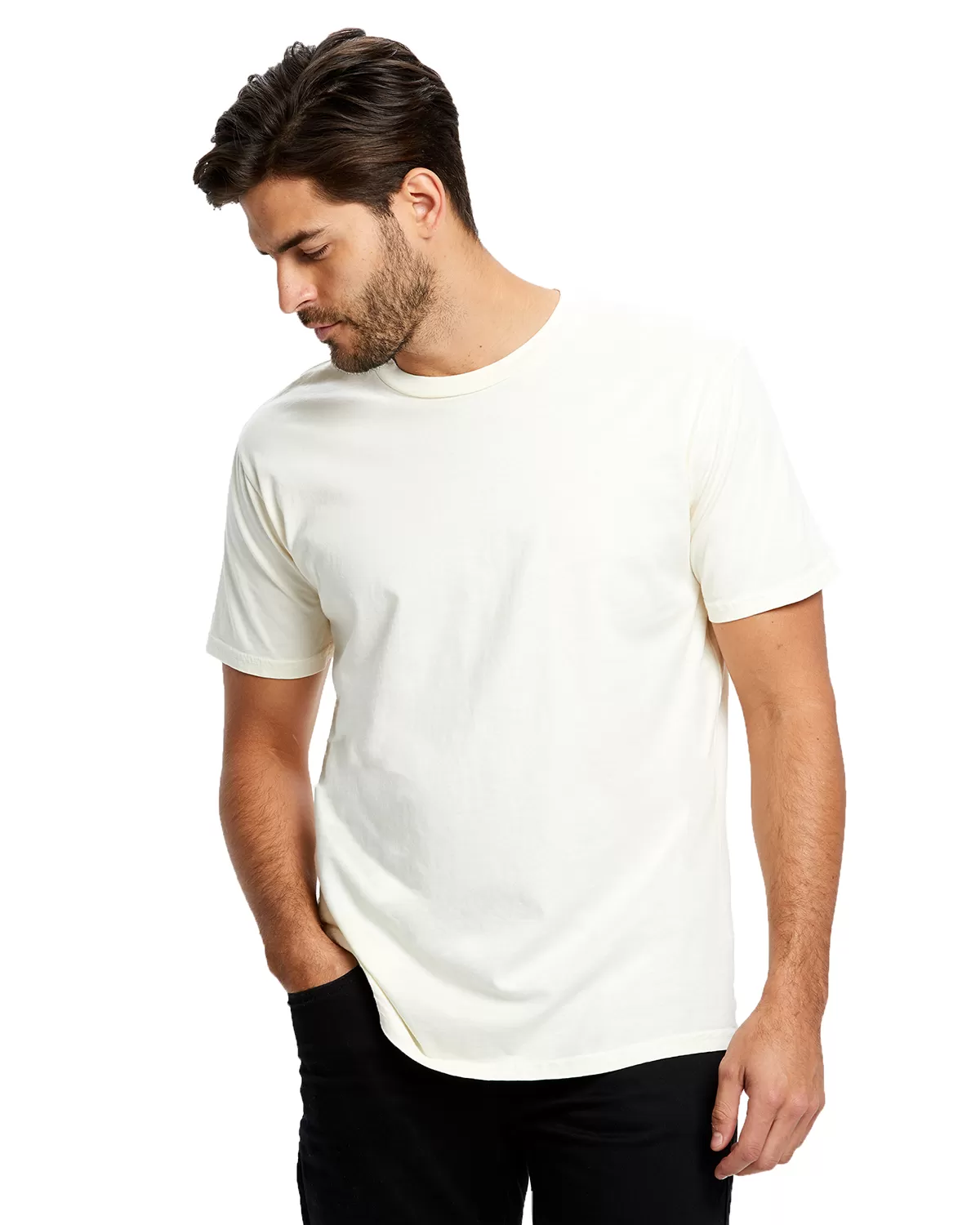 US Blanks US2000G Men'S 4.5 Oz. Short-Sleeve Garment-Dyed Crewneck