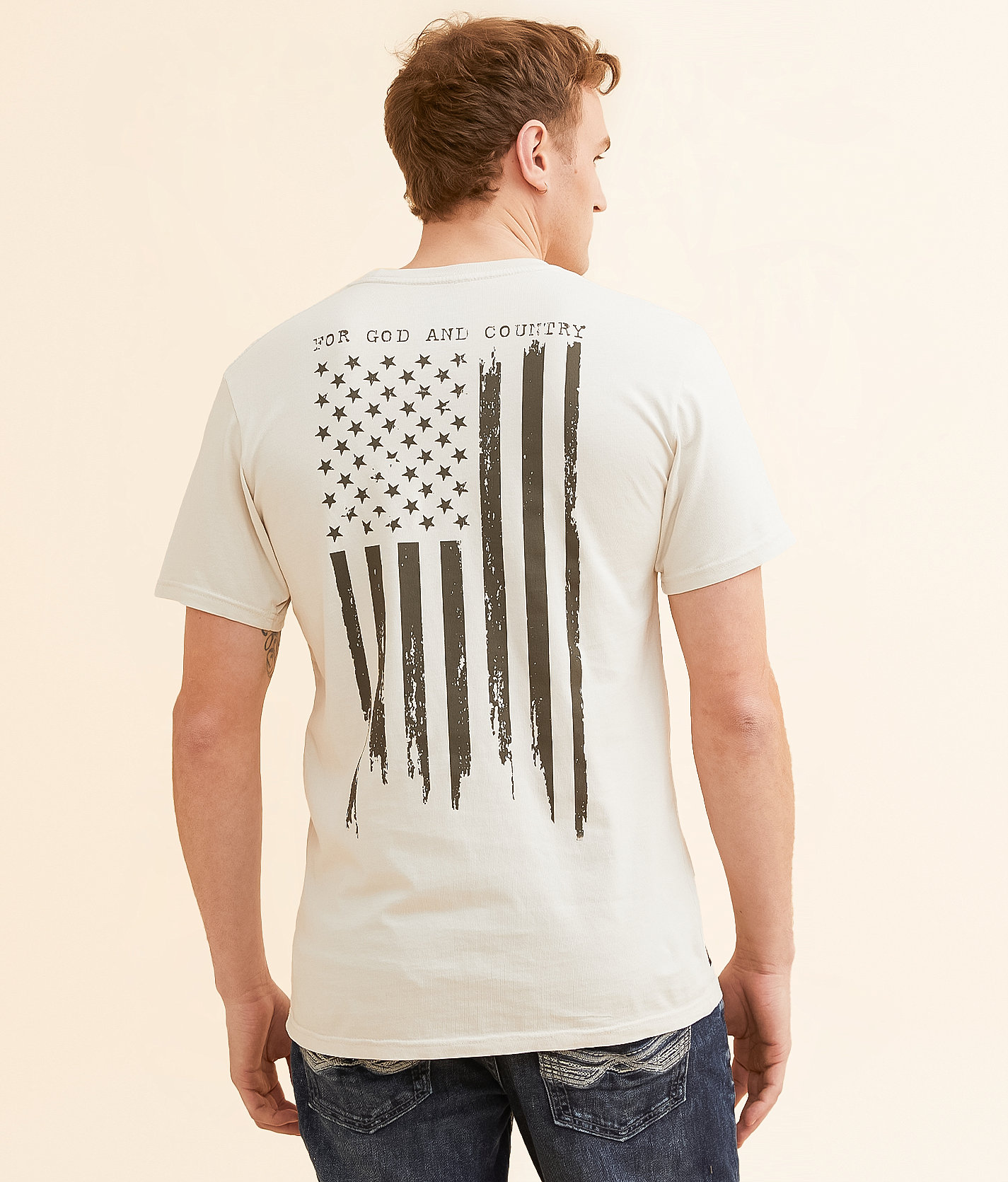 Howitzer God & Country T-Shirt - Men's T-Shirts in Moonbeam