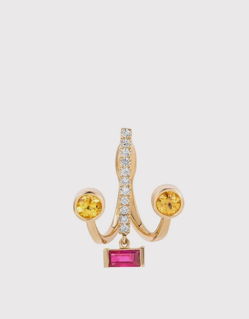 Premiere Carina 18ct Yellow Gold Ear Jacket