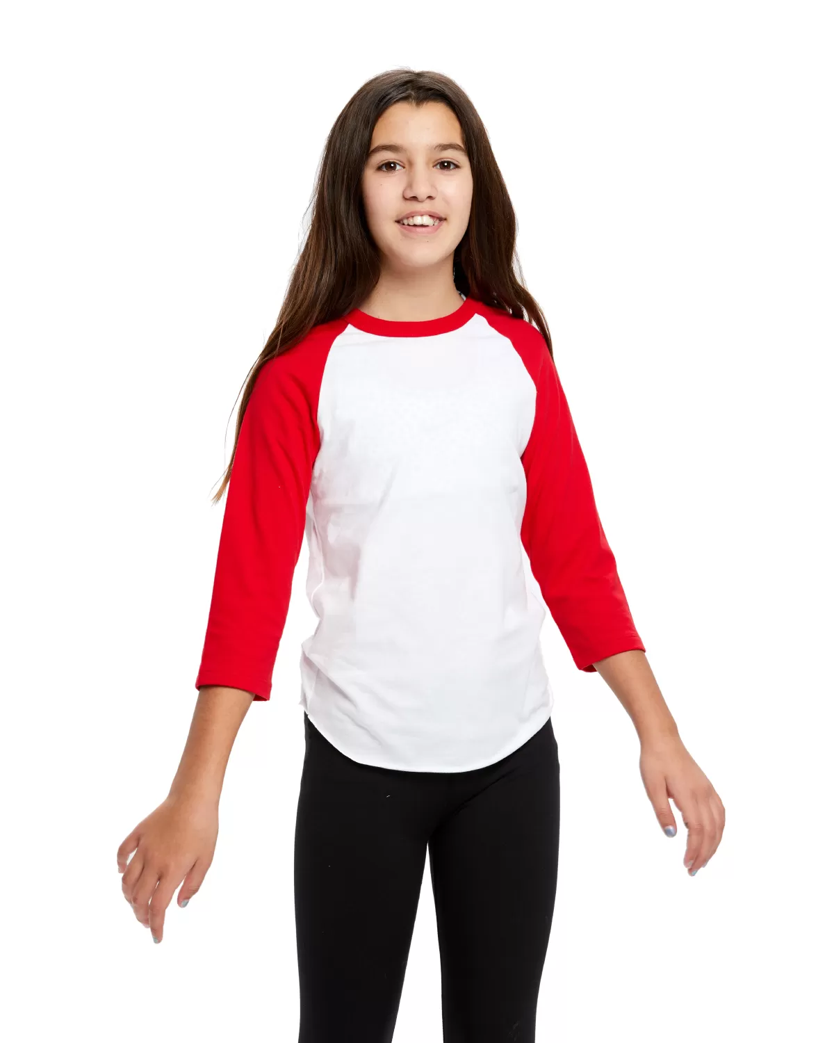 US Blanks US6601K Youth Baseball Raglan T-Shirt