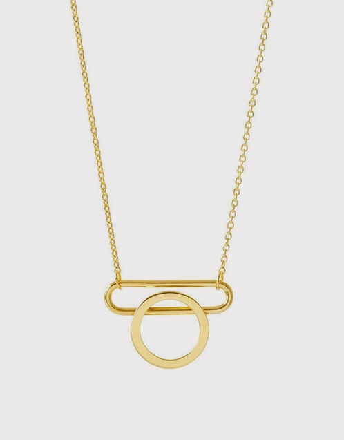 Nexus-Trapeze Pendant Necklace