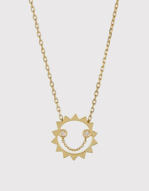 Petit Ciro 14ct Yellow Gold Pendant Necklace