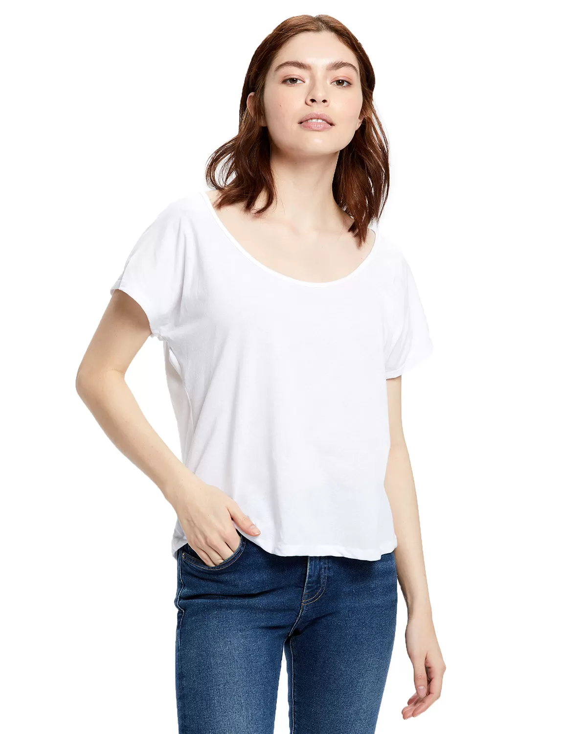 US Blanks US880 Ladies' Recycled Scoop Blouse