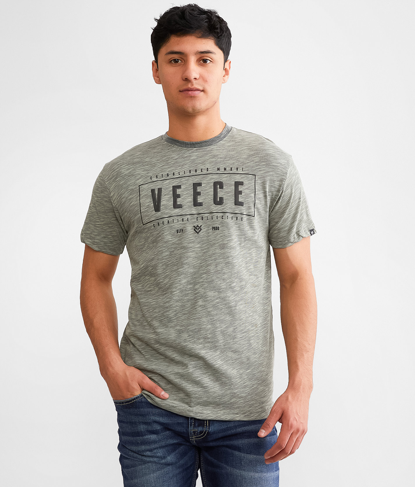 Veece Lost Dimensions T-Shirt - Men's T-Shirts in Sage Black
