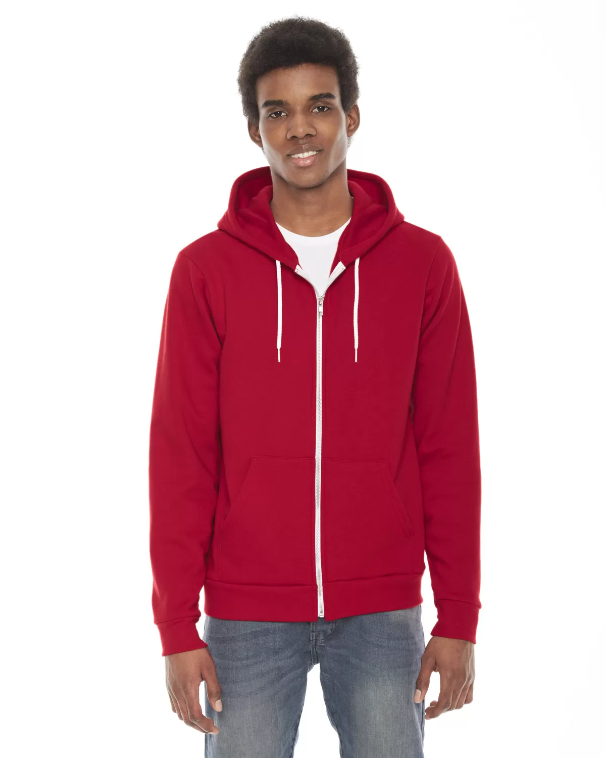 American Apparel F497W Unisex Flex Fleece Zip Hoodie