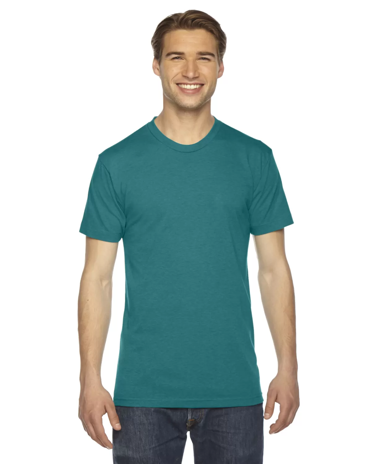 American Apparel TR401 Unisex Triblend USA Made Short-Sleeve Track T-Shirt