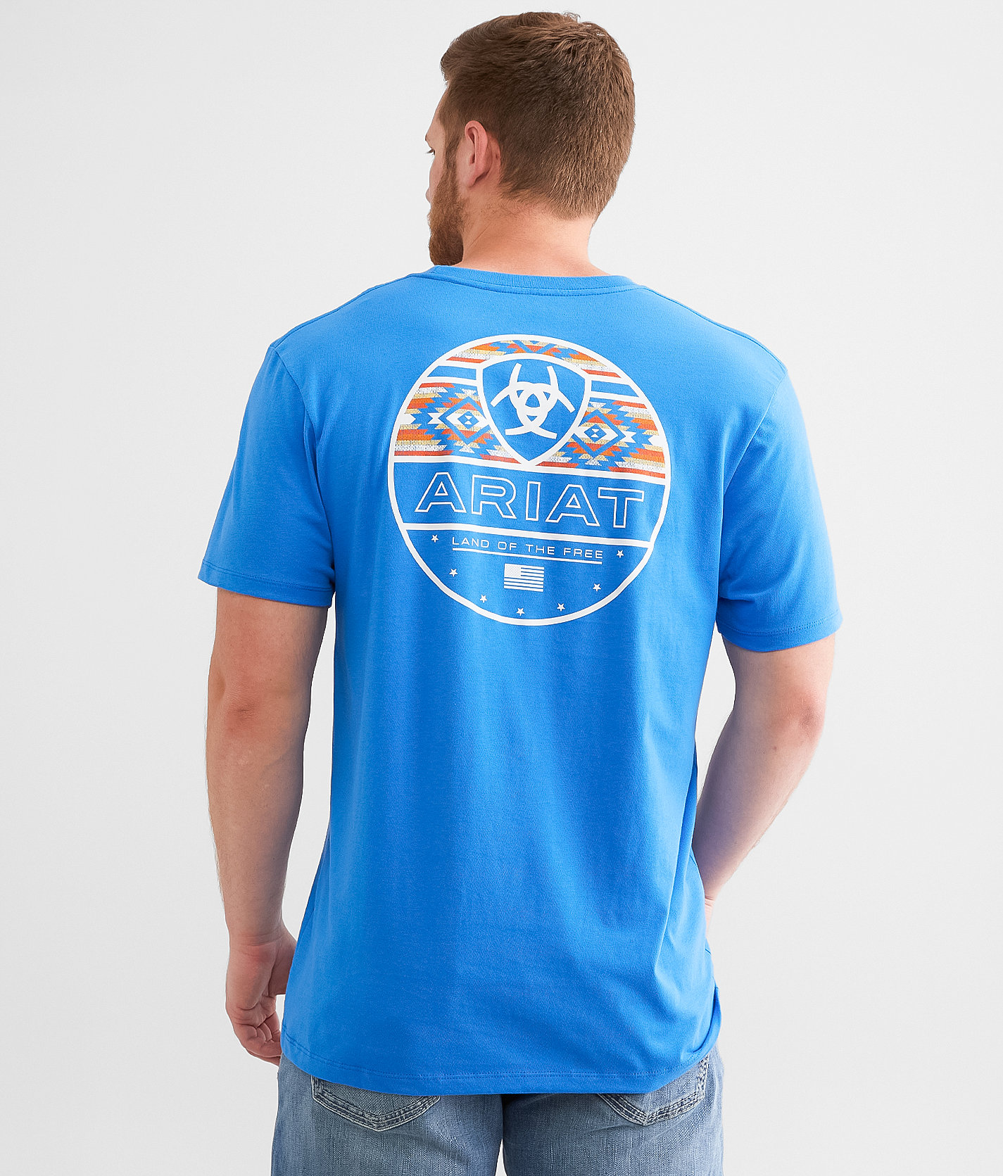 Ariat Trailblaze Circle T-Shirt - Men's T-Shirts in Royal Blue
