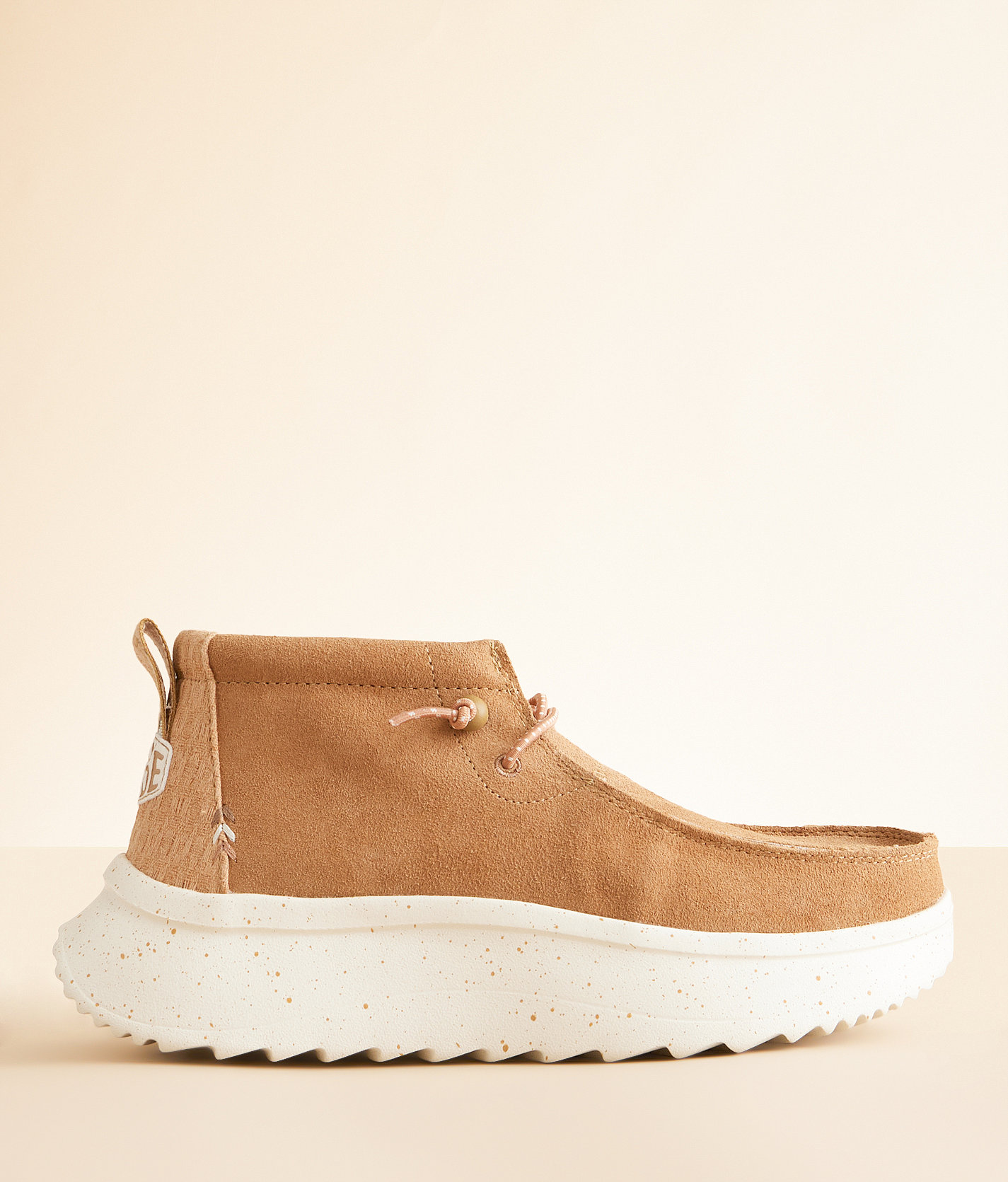HEYDUDE™ Wendy Peak Hi Suede Shoe - Women's Shoes in Chestnut