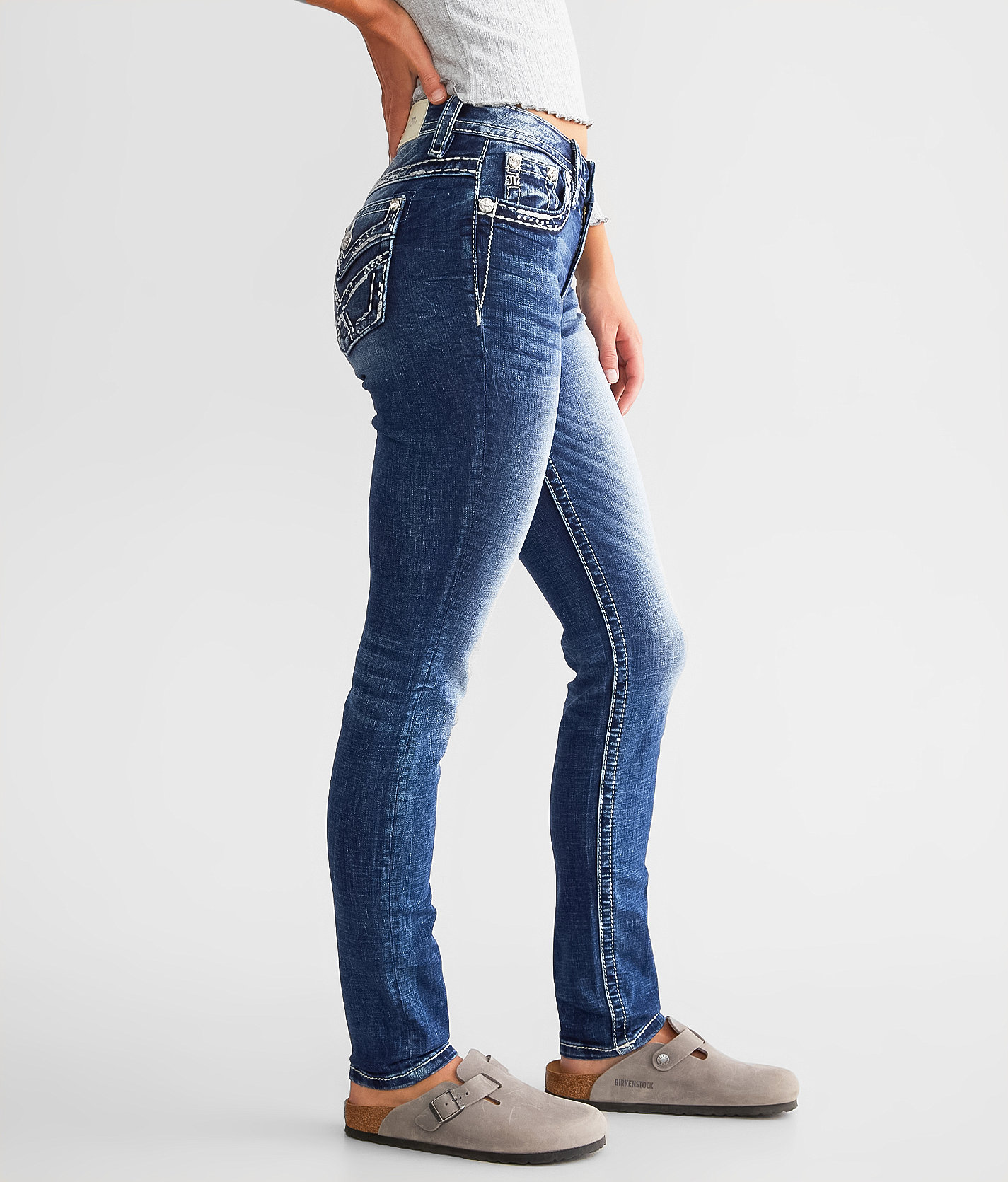 Miss Me Curvy Skinny Stretch Jean - Women's Jeans in D1066