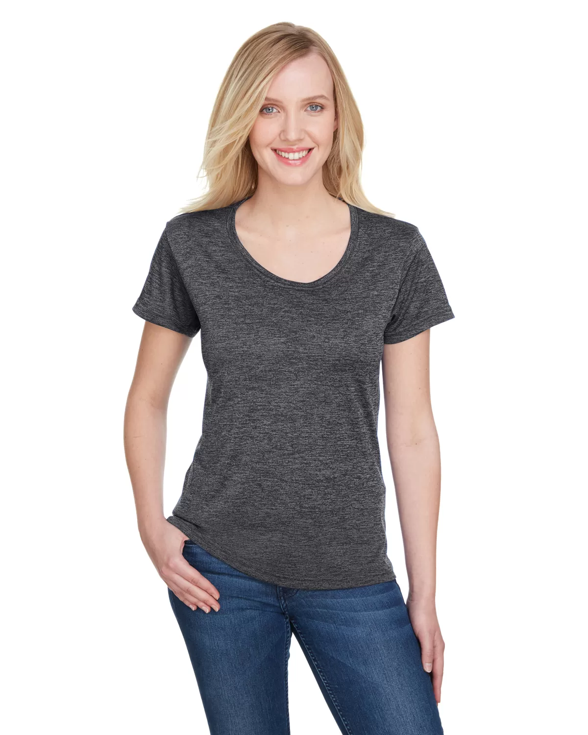 A4 NW3010 Ladies' Tonal Space-Dye T-Shirt