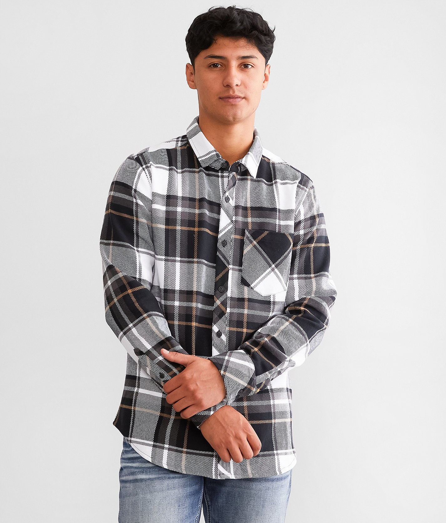 Departwest Flannel Shirt - Men's Shirts in Black