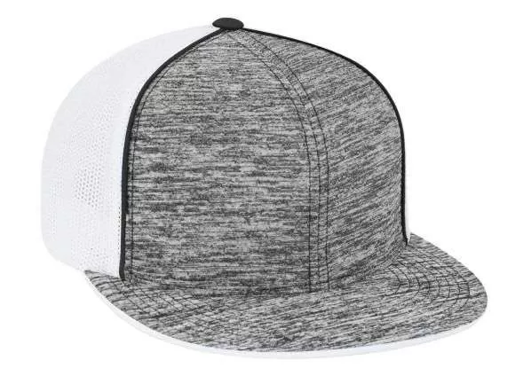Pacific Headwear 4D6 D-Series Aggressive Heather Flexfit Cap