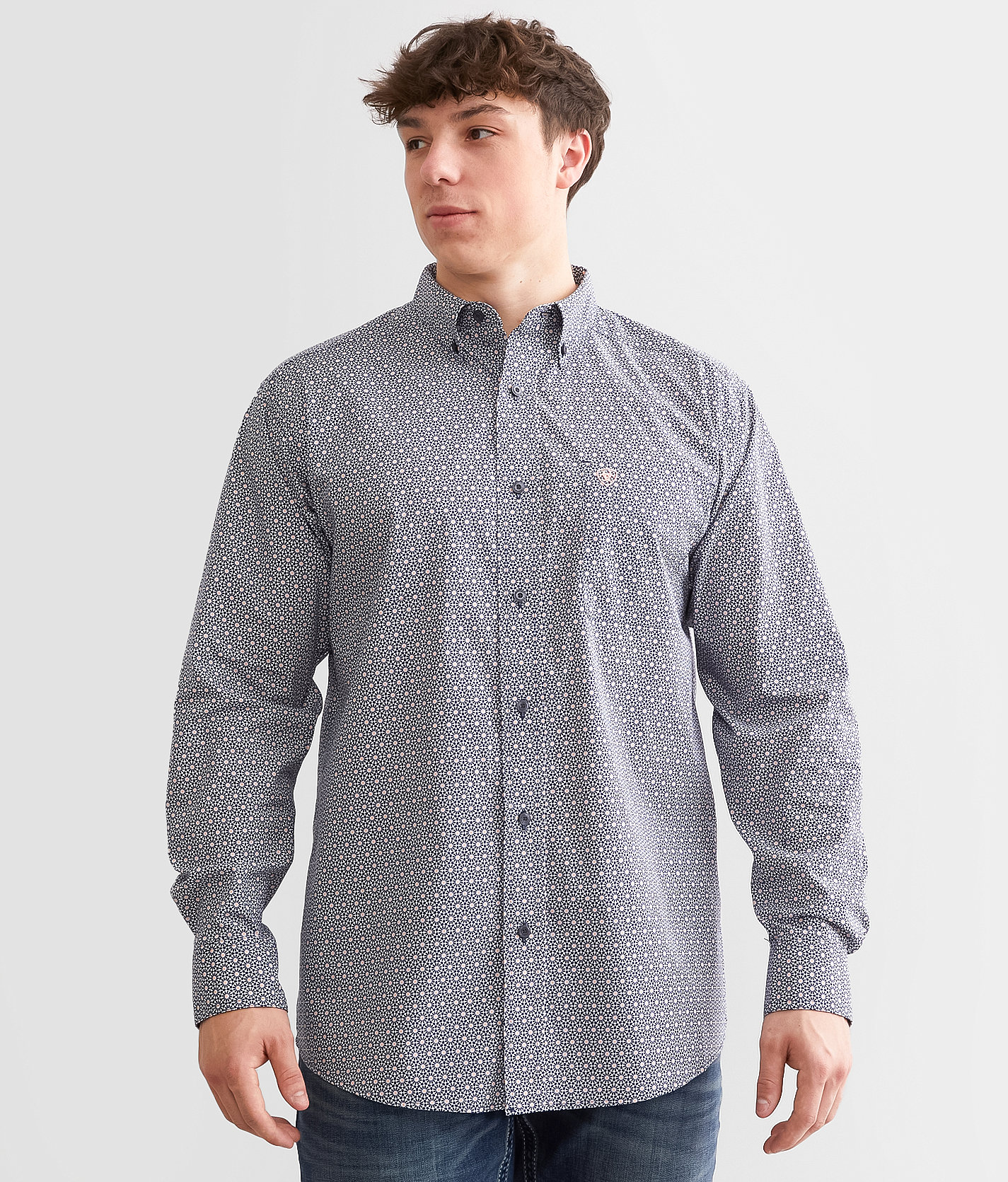 Ariat Tadum Shirt - Men's Shirts in Dress Blue