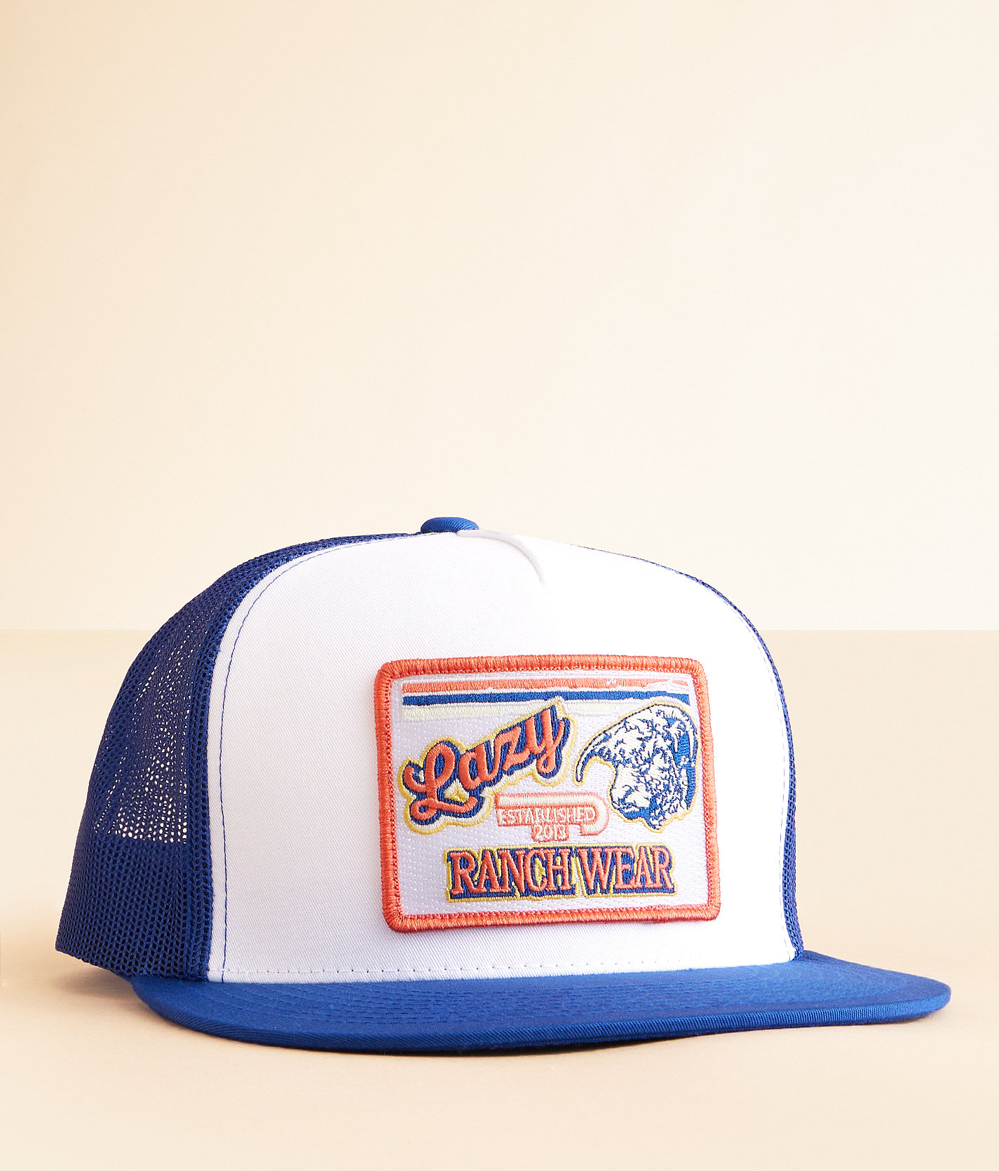 Lazy J Ranch Wear Retro Baseball Hat - Women's Hats in Blue