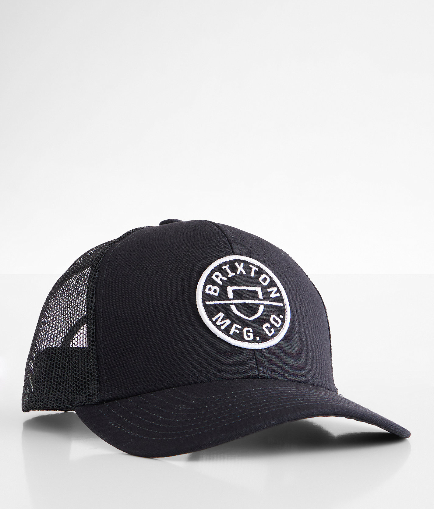 Brixton Crest X Trucker Hat - Men's Hats in Black Black