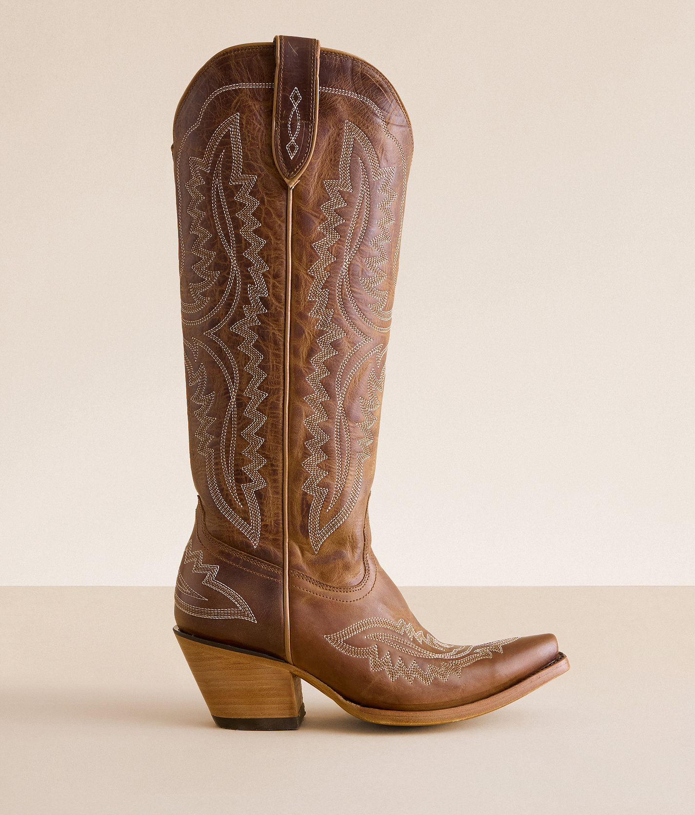 Ariat Casanova Leather Western Boot - Women's Shoes in Shades of Grain