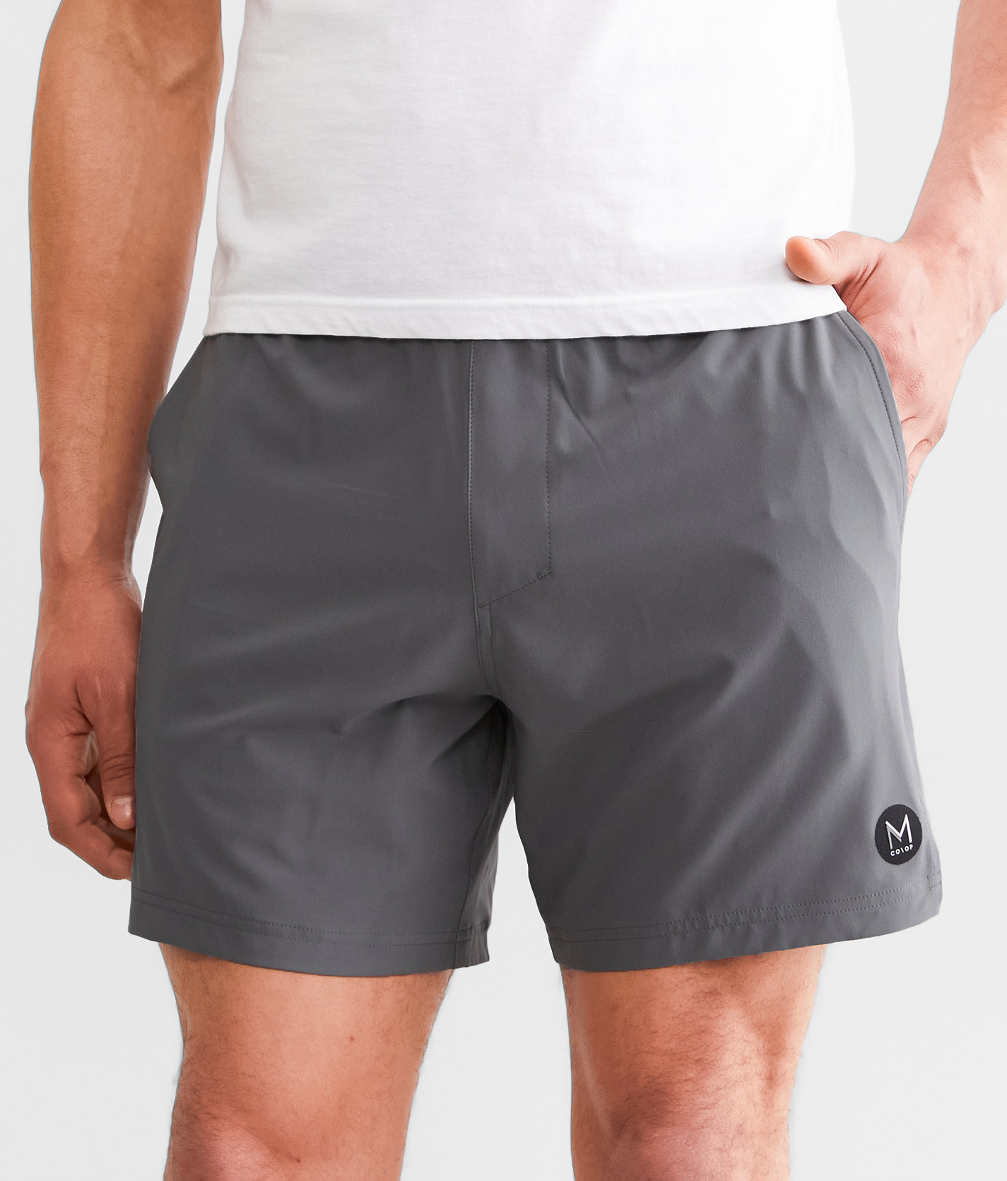 Maven Co-op Train Performance Stretch Short - Men's Shorts in Charcoal