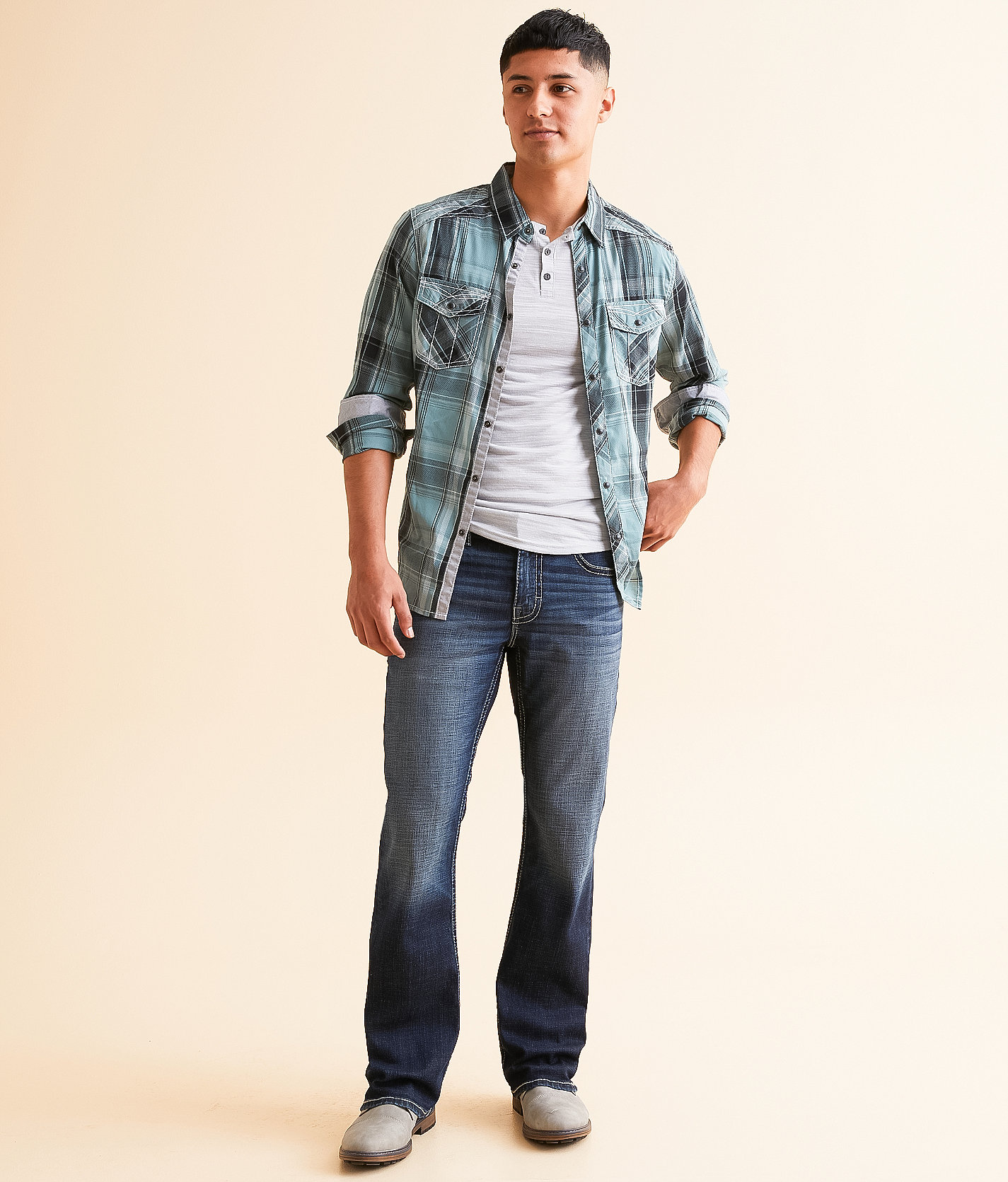 BKE Fulton Boot Stretch Jean - Men's Jeans in Bronze