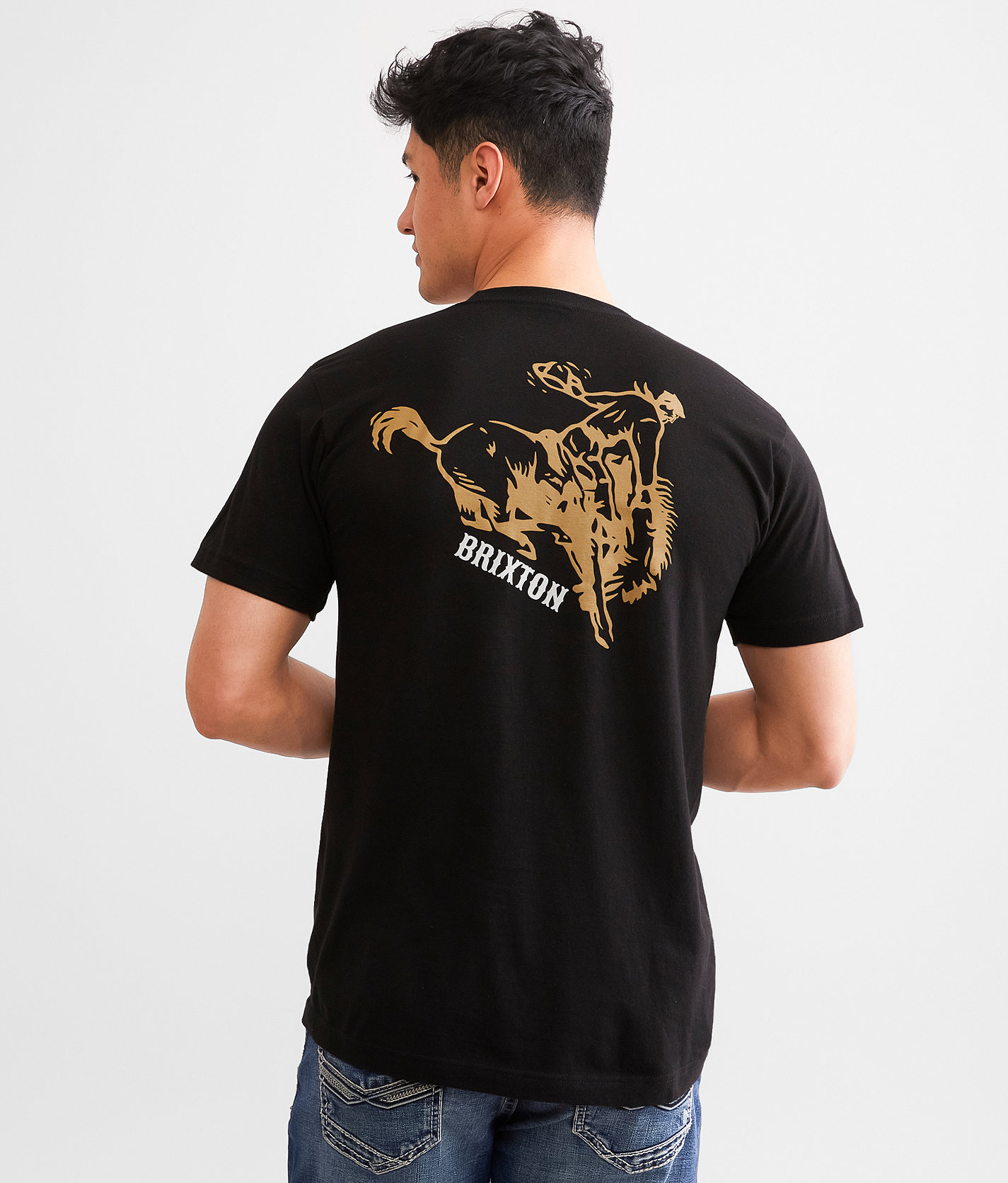 Brixton Hot Shot T-Shirt - Men's T-Shirts in Black