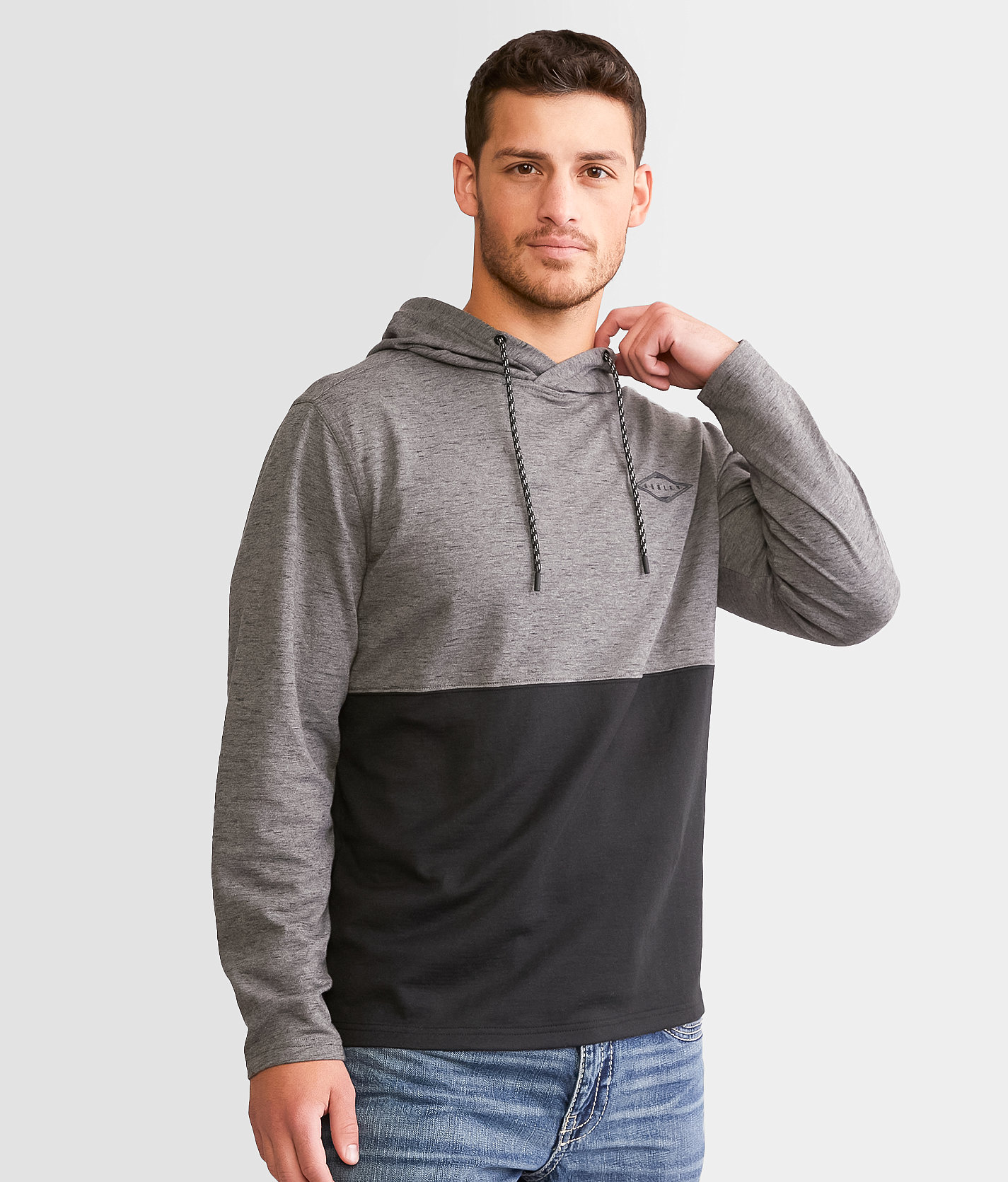 Hurley Sphere Blocked Hoodie - Men's Sweatshirts in Black