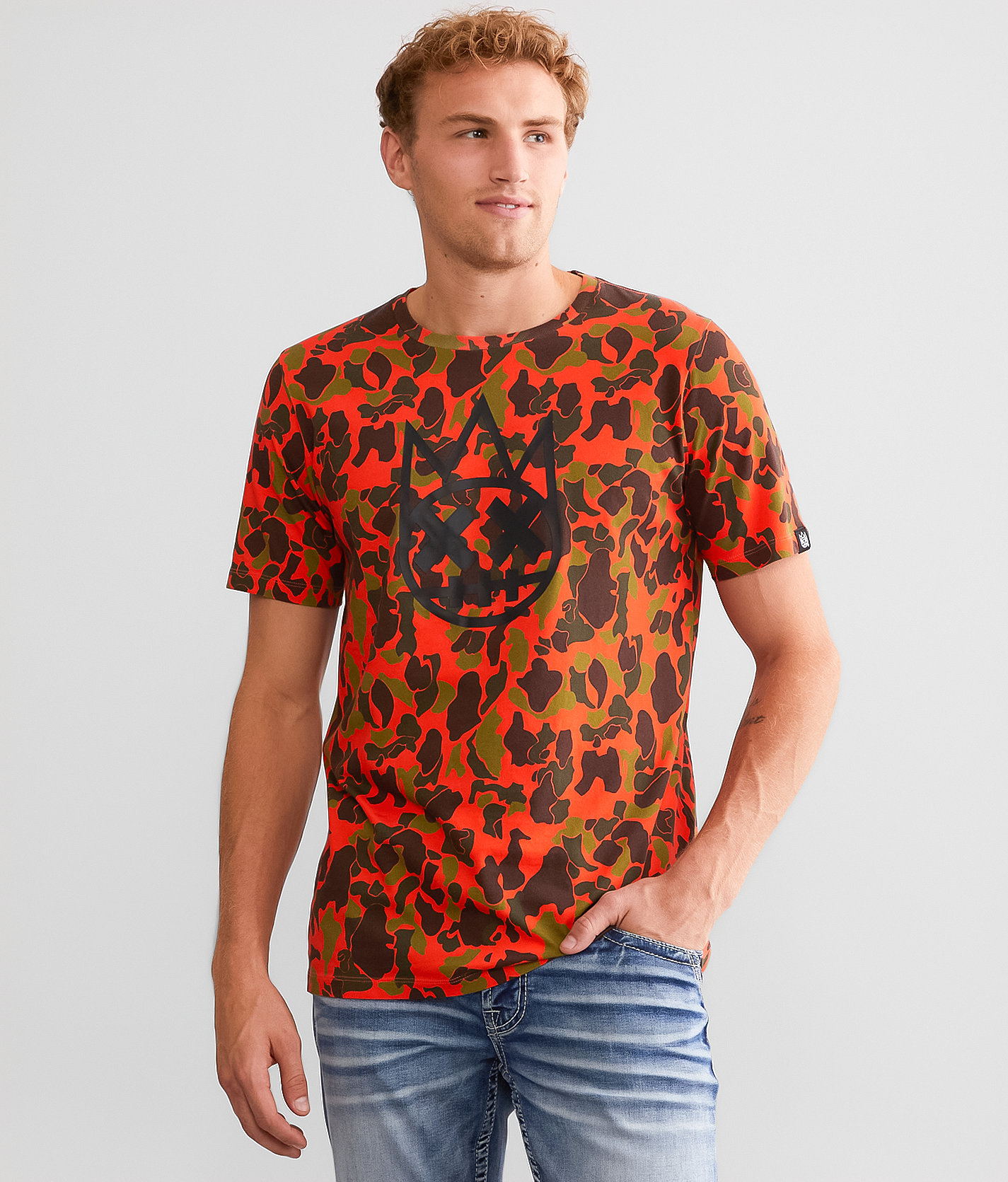 Cult of Individuality Camo T-Shirt - Men's T-Shirts in Duck Camo