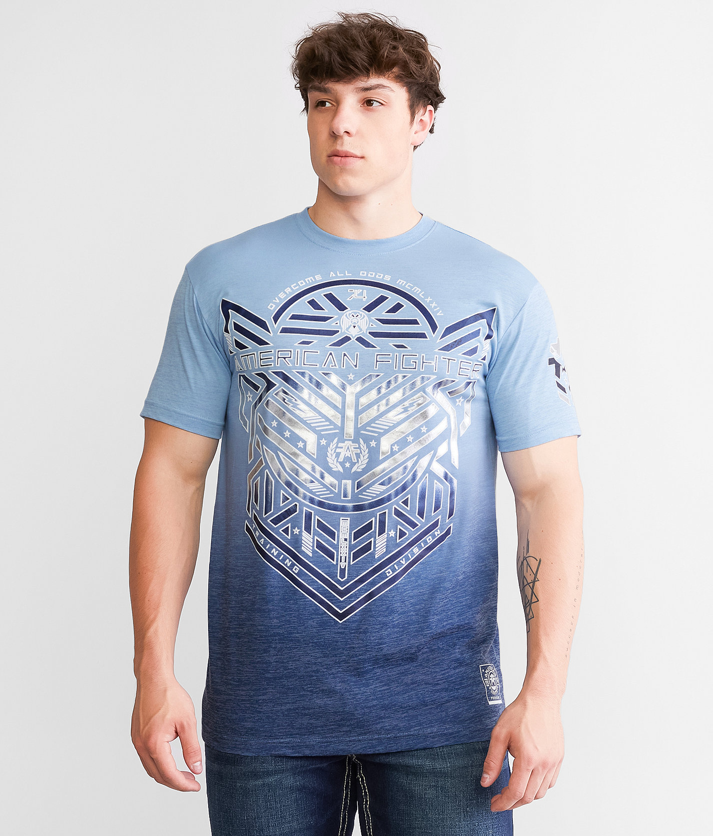 American Fighter Brookwood T-Shirt - Men's T-Shirts in Airy Blue