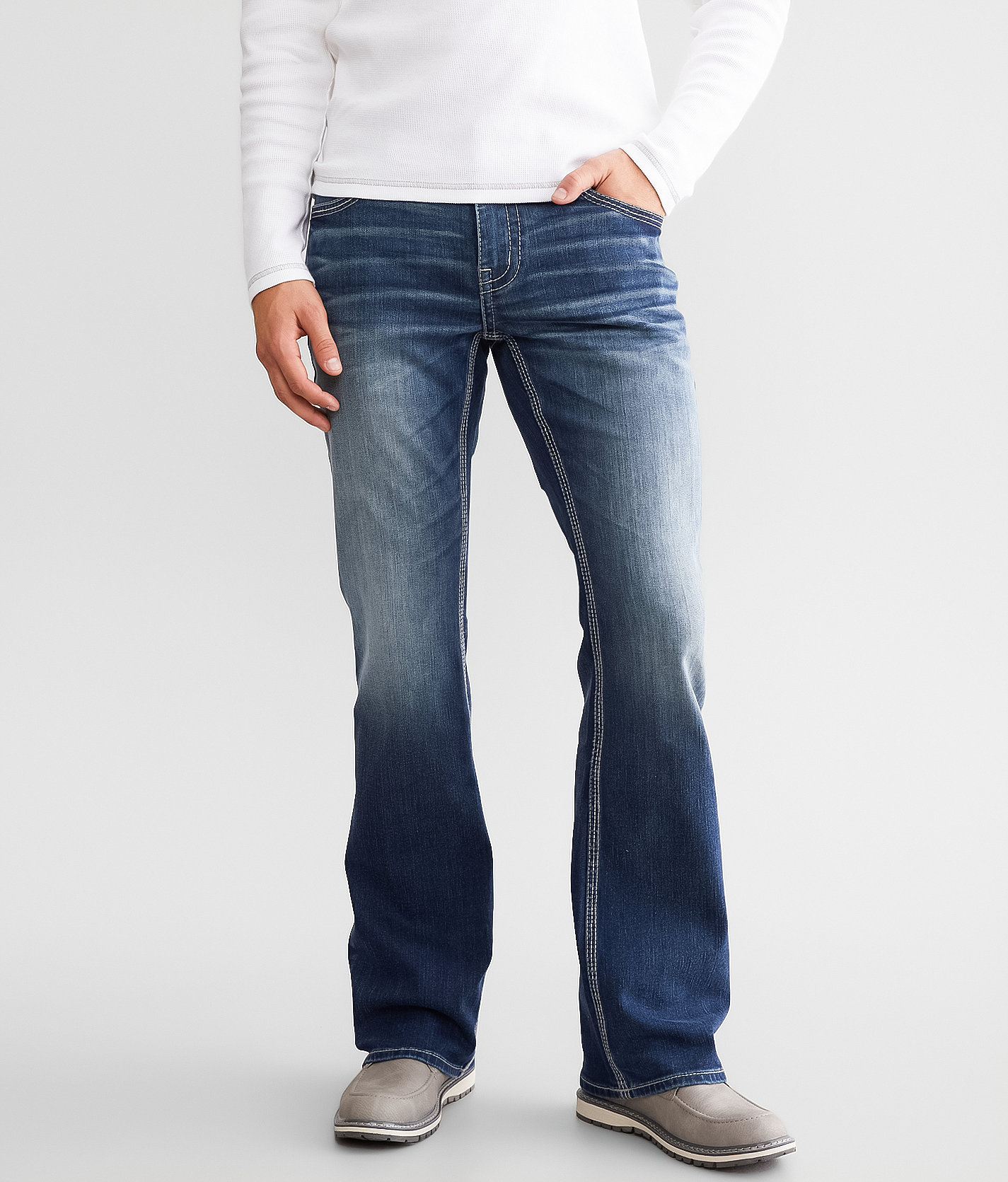 BKE Fulton Boot Stretch Jean - Men's Jeans in Podolac