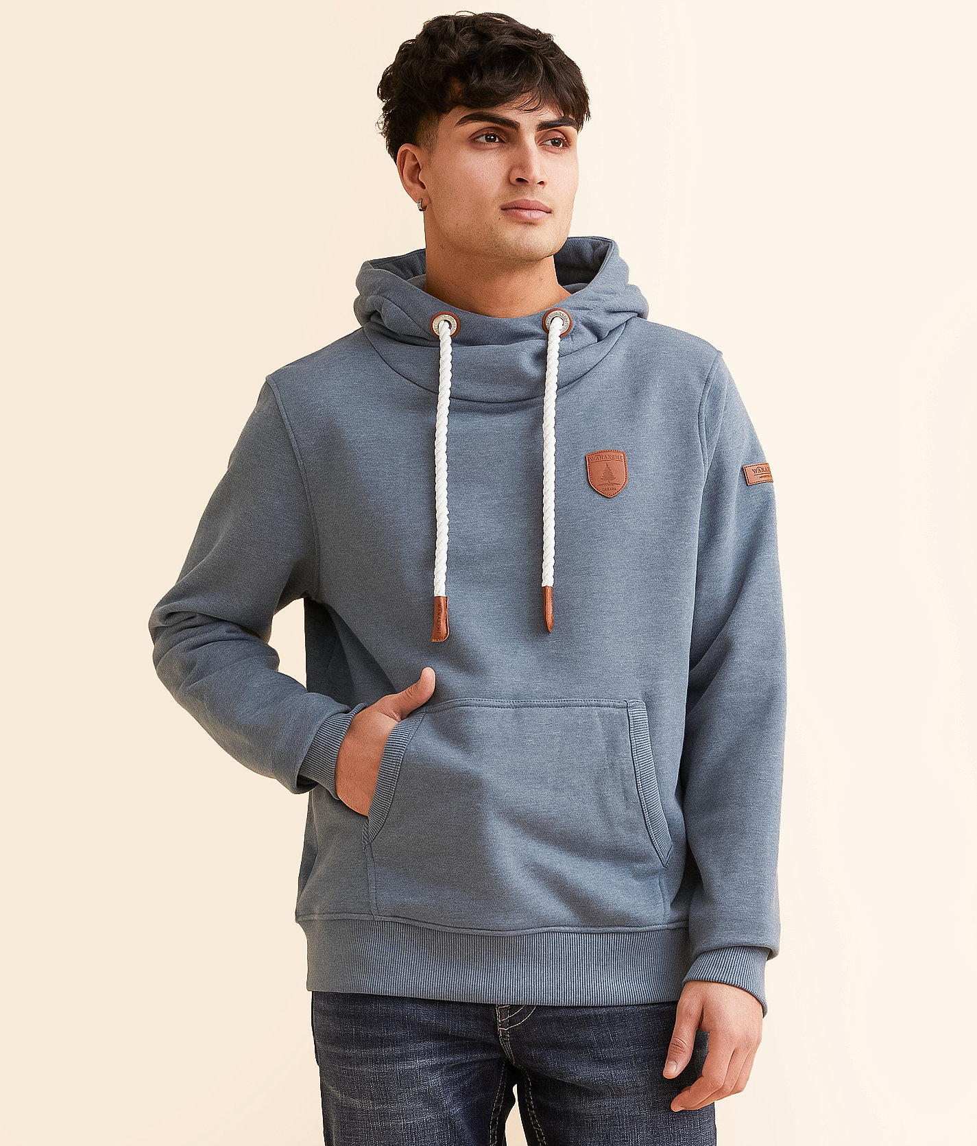 Wanakome Cascade Hooded Sweatshirt - Men's Sweatshirts in Capri Blue