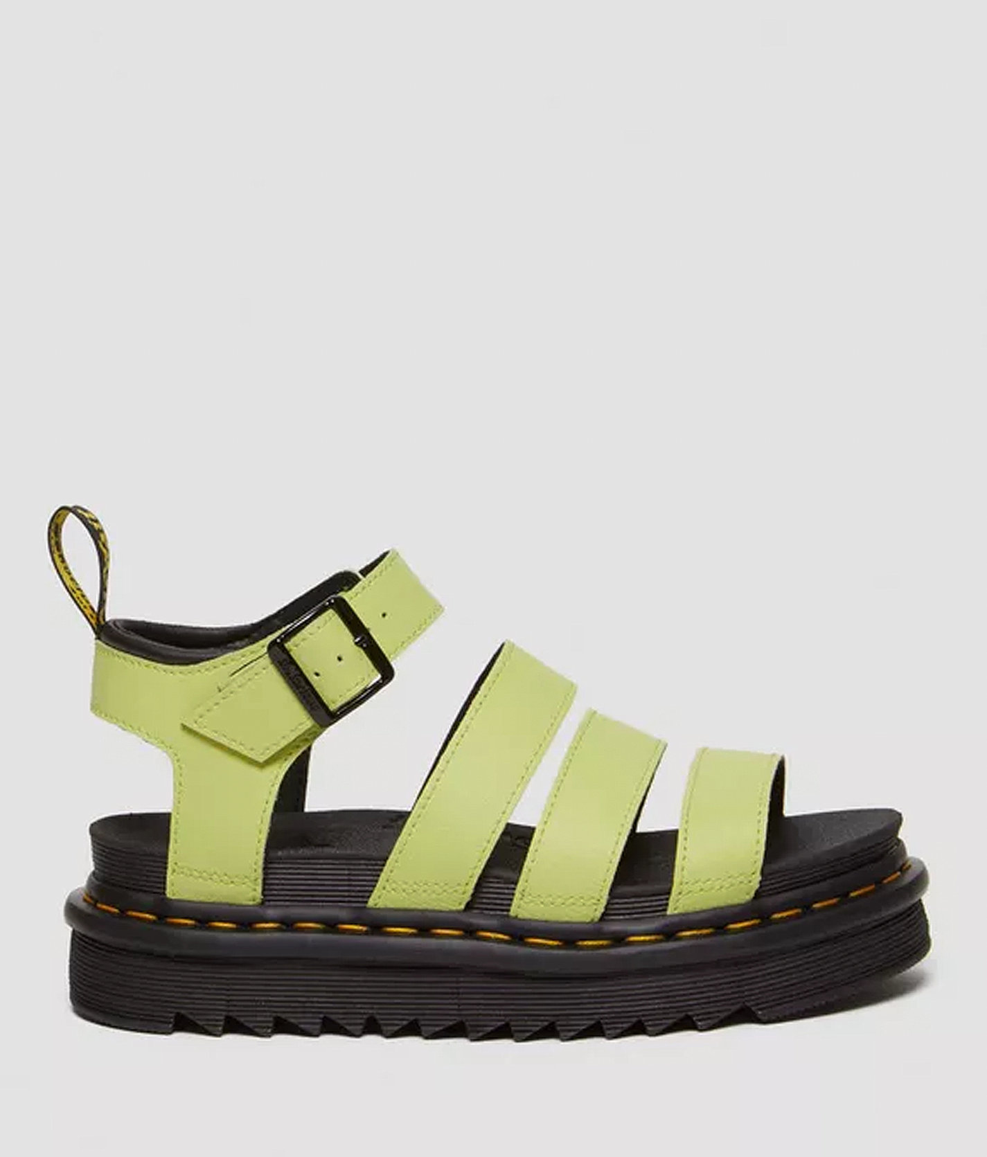 Dr. Martens Blaire Leather Sandal - Women's Shoes in Lime Green