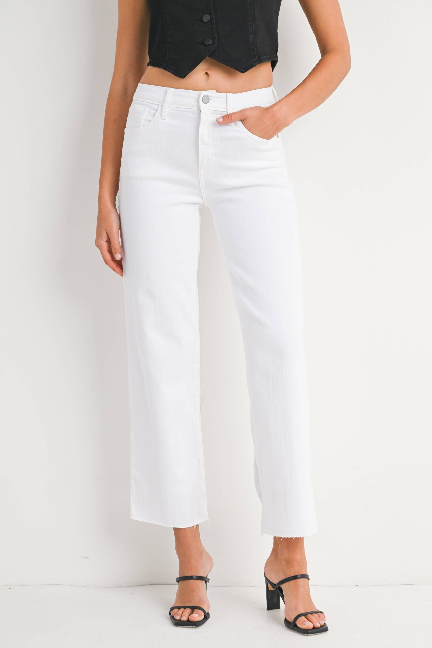 Classic Straight Denim-White