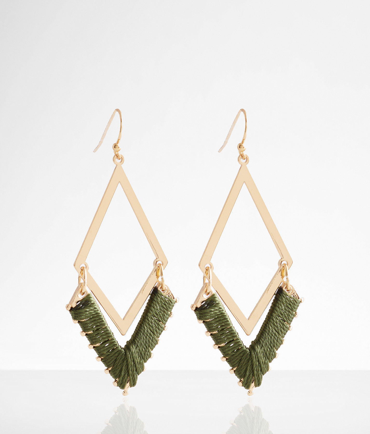 boutique by BKE Thread Wrapped Earring - Women's Jewelry in Gold