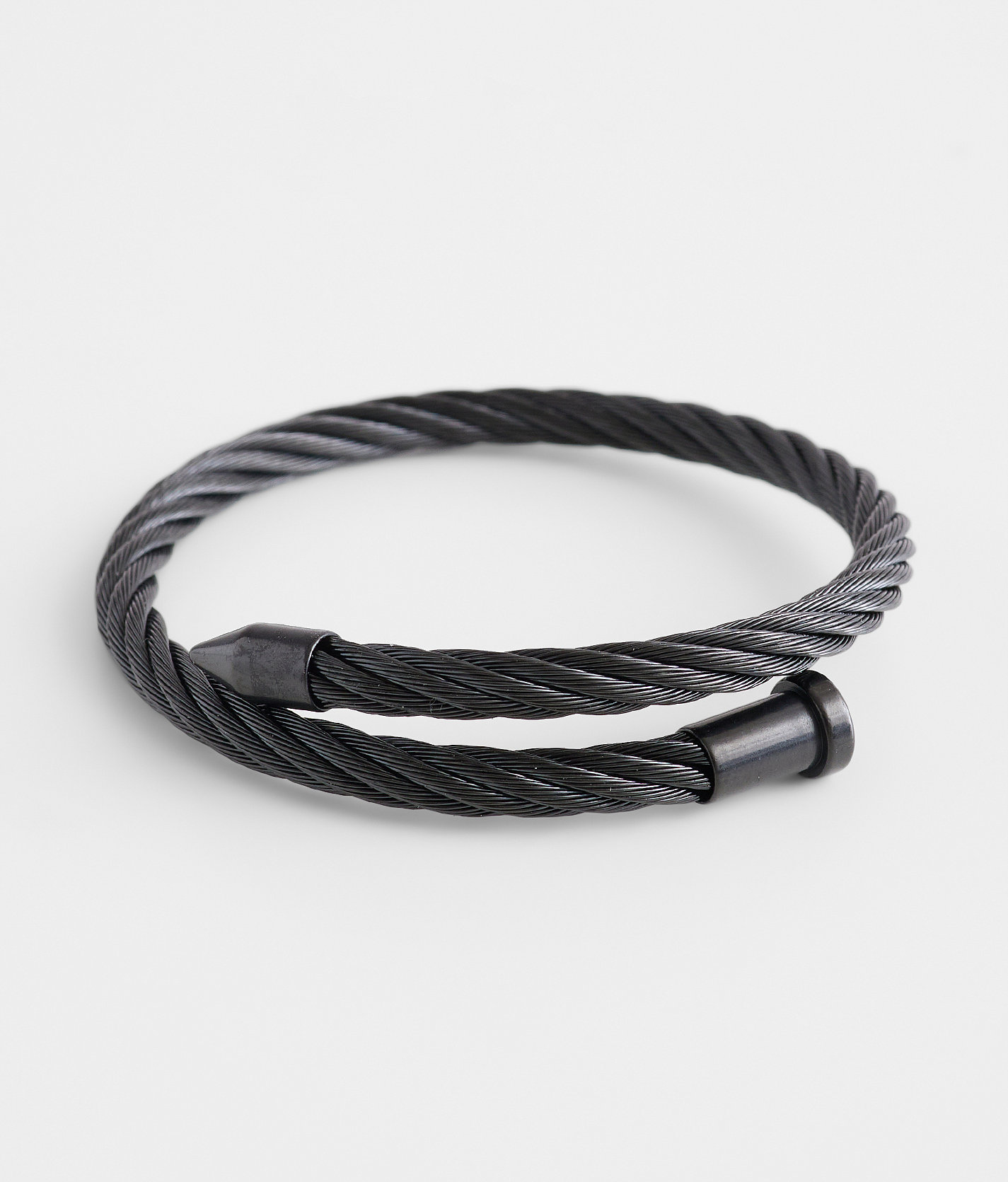 BKE Metal Wrap Bracelet - Men's Jewelry in Black