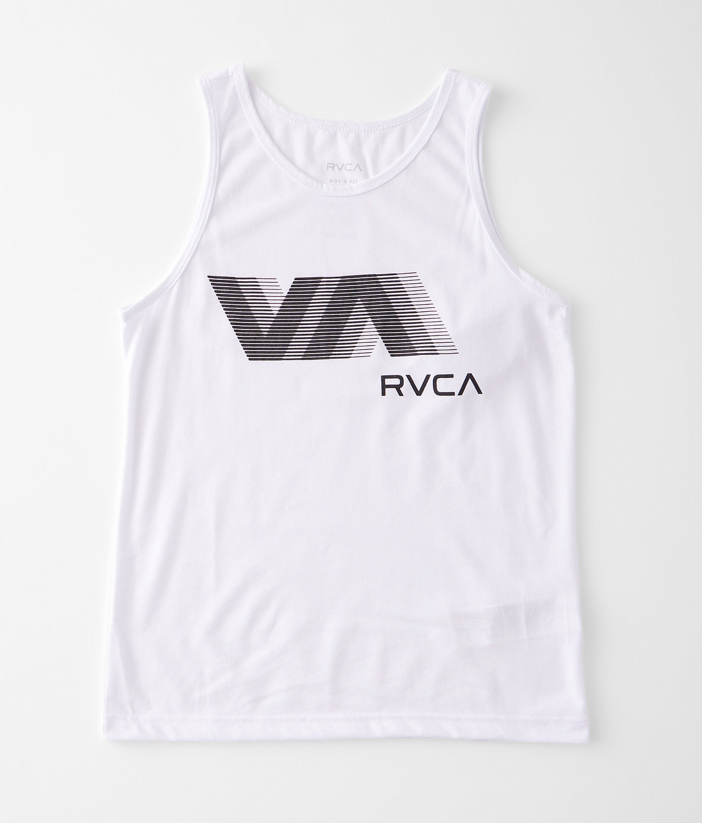 Boys - RVCA Blur Tank Top - Boy's Clothing in White
