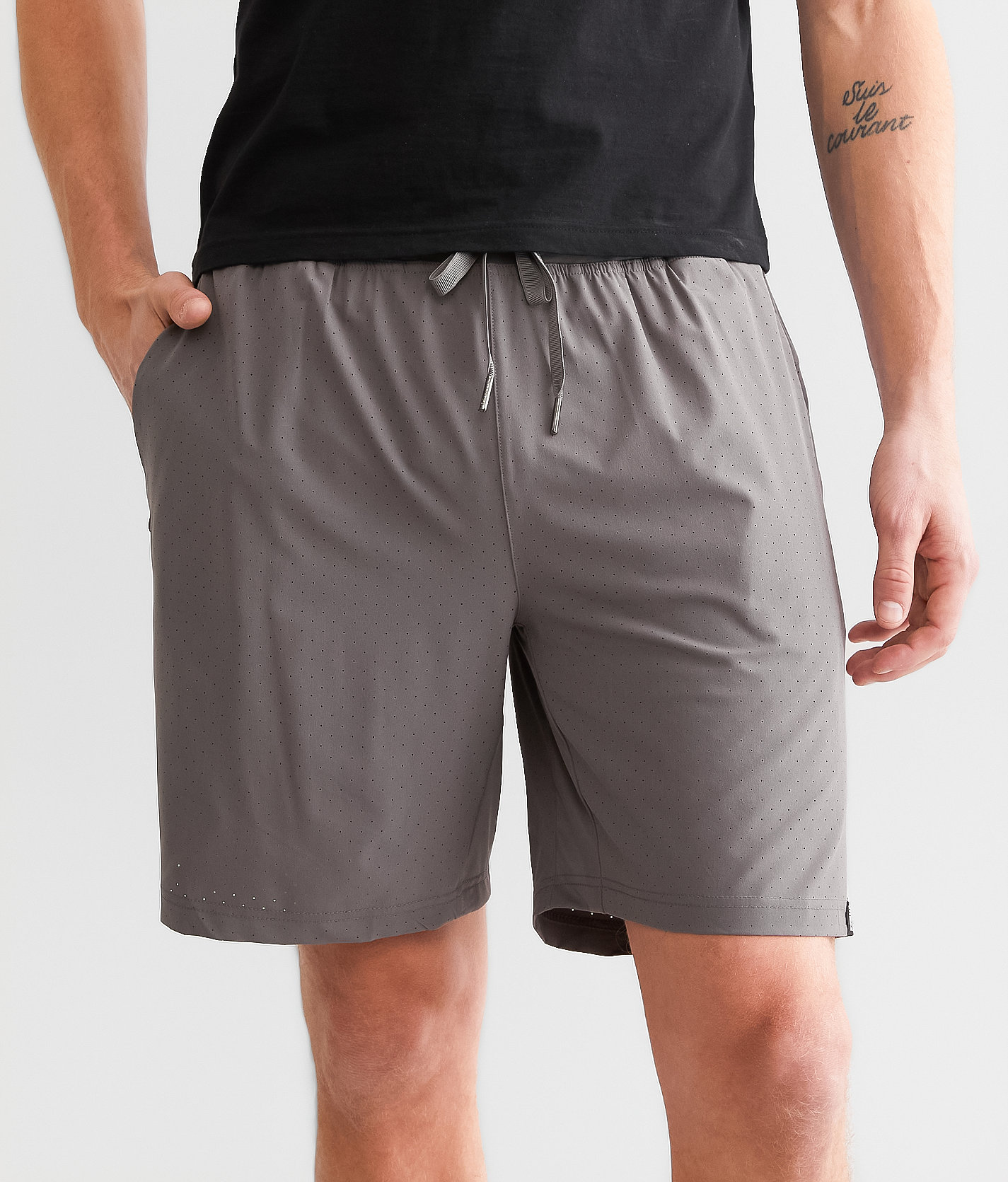 Glyder Kodiak Cooling Stretch Short - Men's Shorts in Smoke Grey