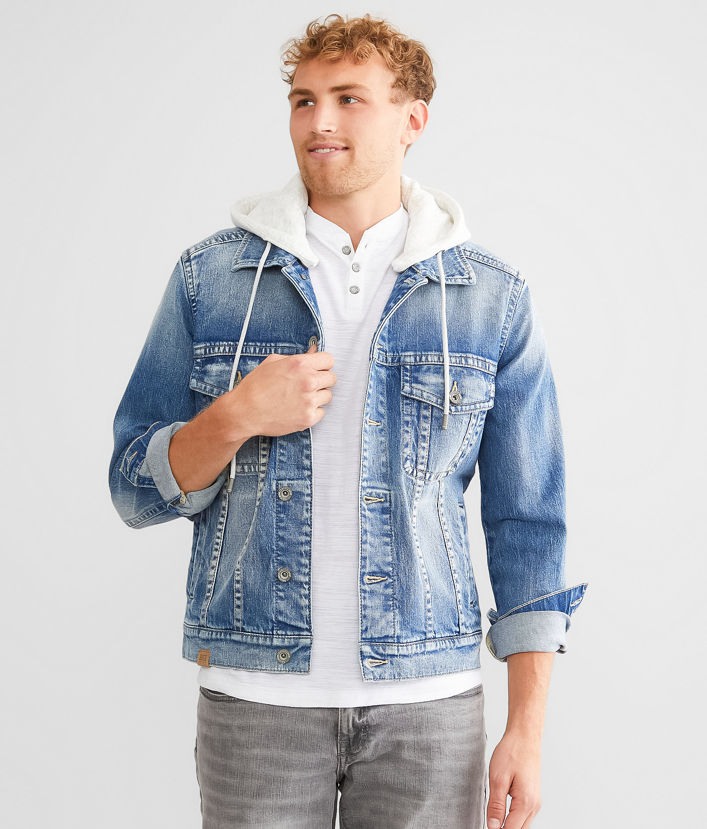 BKE Bradley Denim Stretch Jacket - Men's Coats & Jackets in Thomas