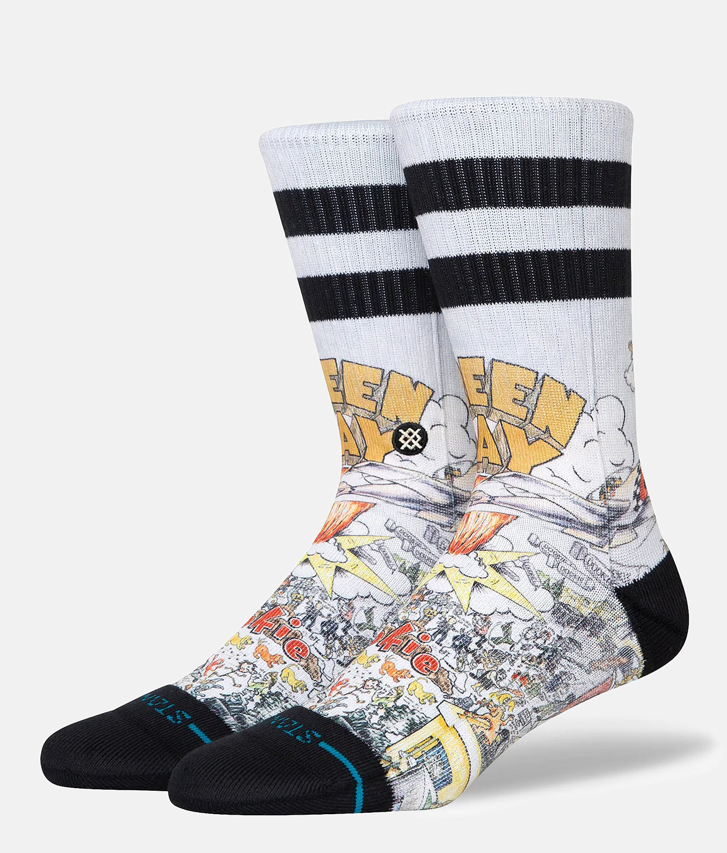 Stance Green Day Basket Case Band Socks - Men's Socks in Multi