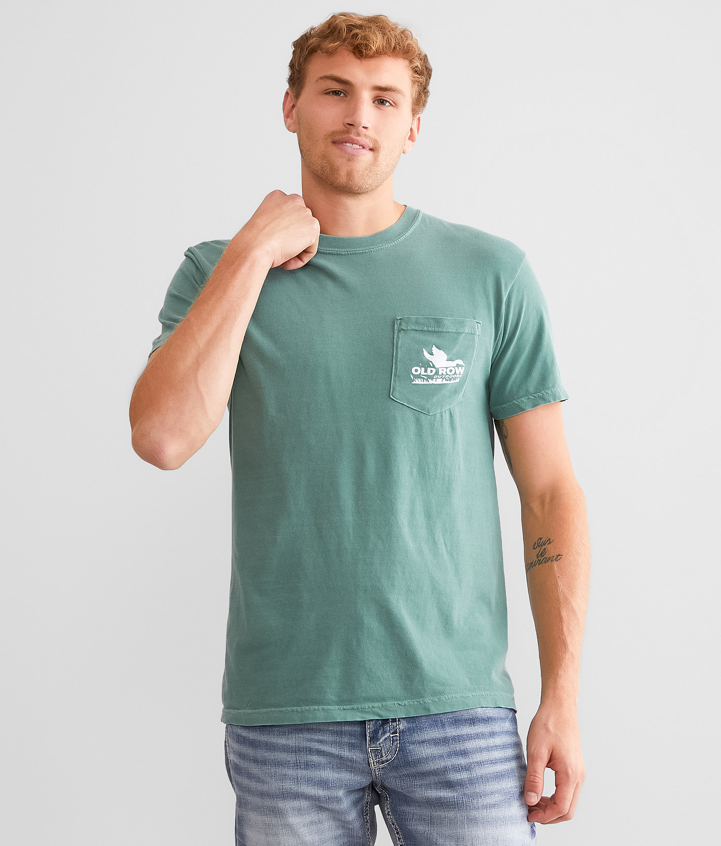 Old Row The Mallard T-Shirt - Men's T-Shirts in Light Green