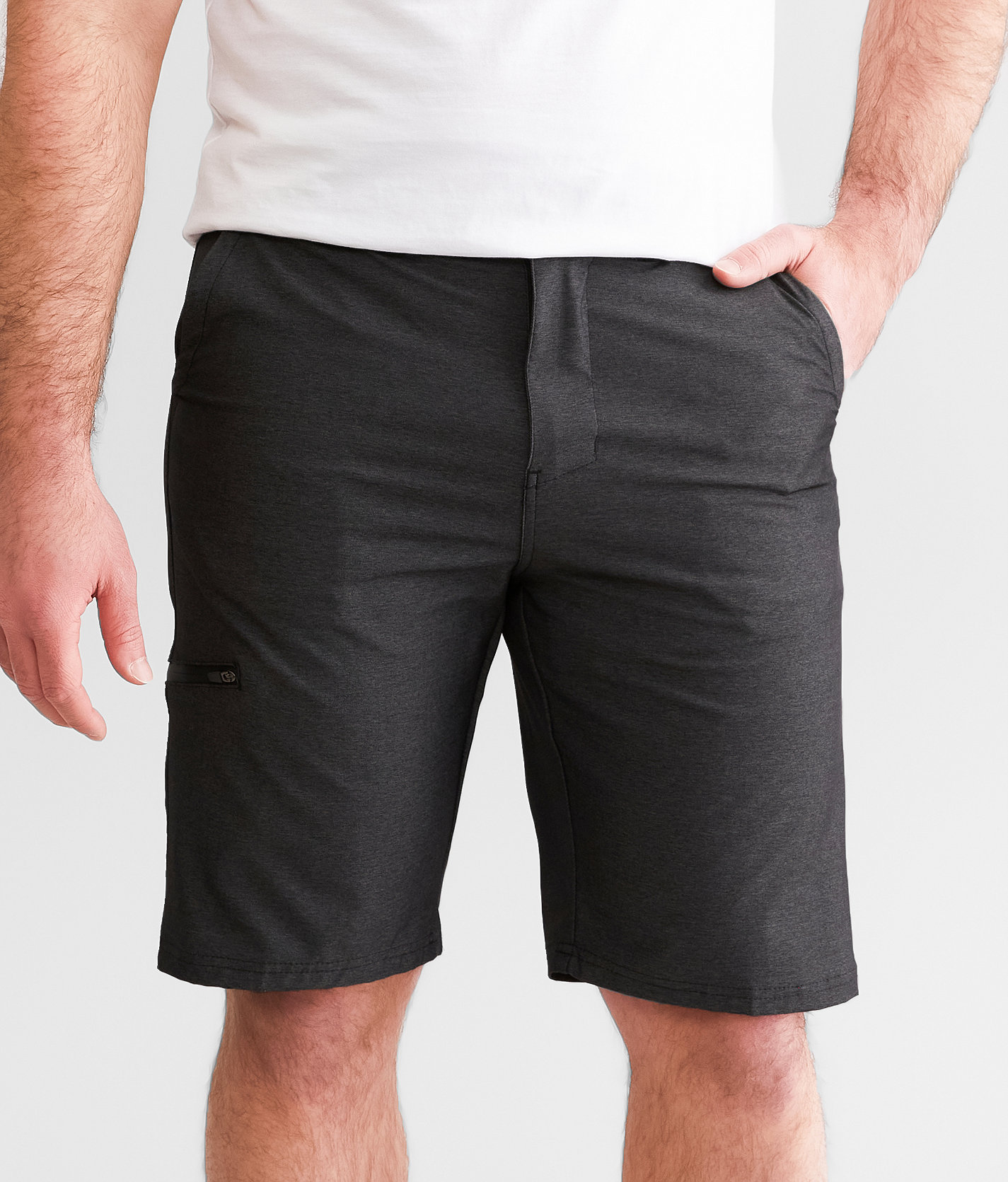 BKE Chad Hybrid Stretch Walkshort - Men's Shorts in Black