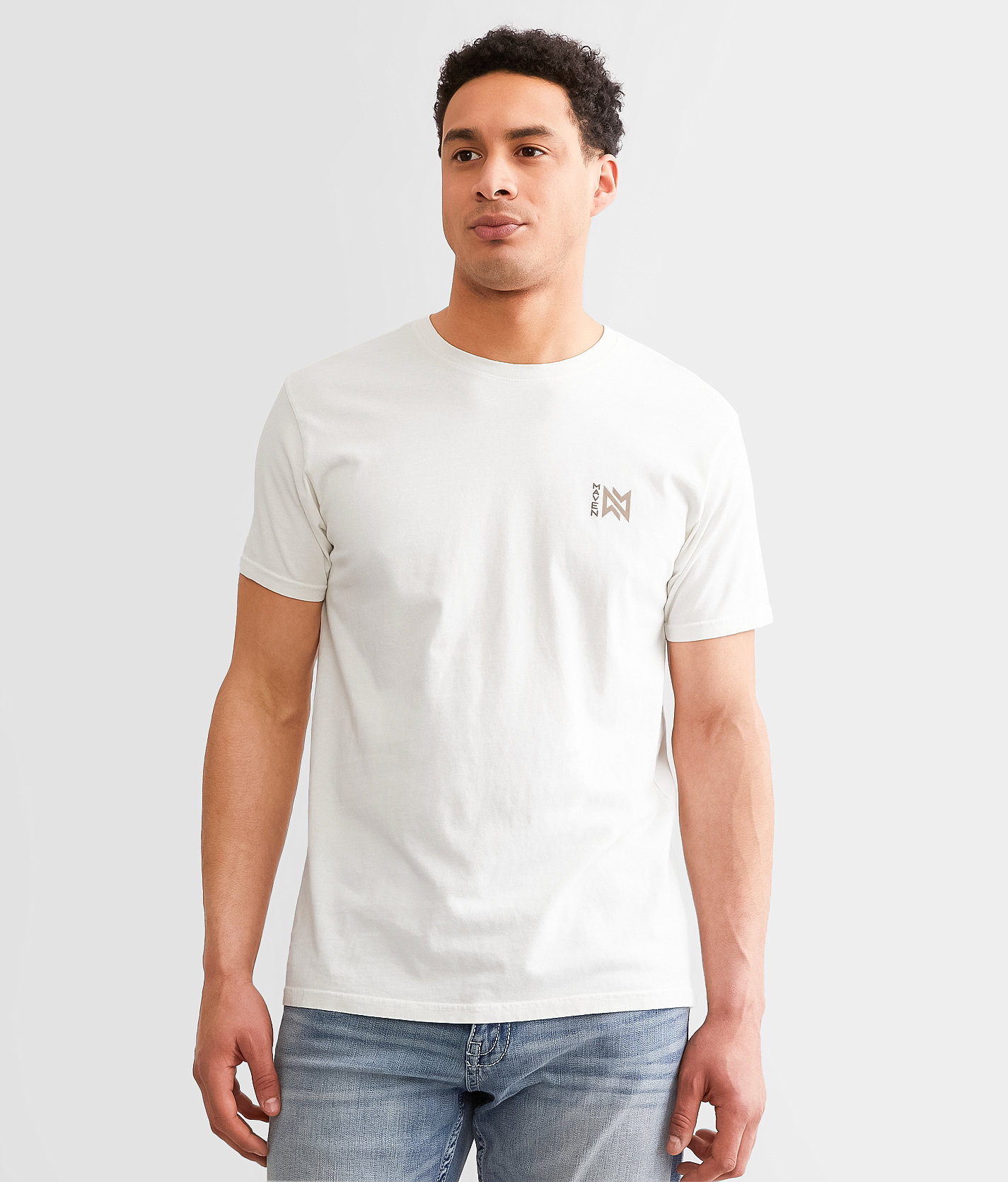 Maven Co-op Blasted Dagaz T-Shirt - Men's T-Shirts in White Onyz