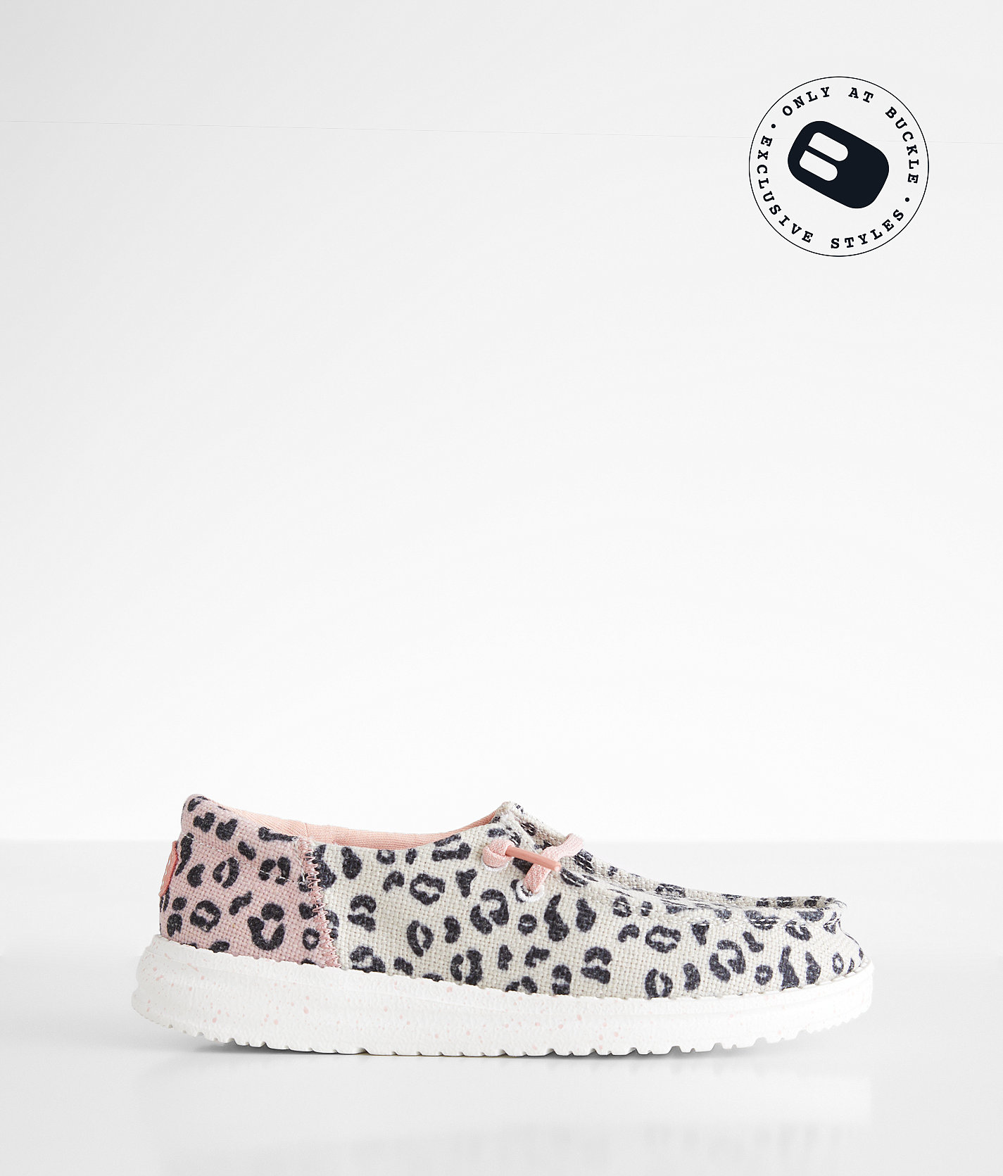 Girls - HEYDUDE™ Wendy Leo Shoe - Girl's Shoes in Cream Pink