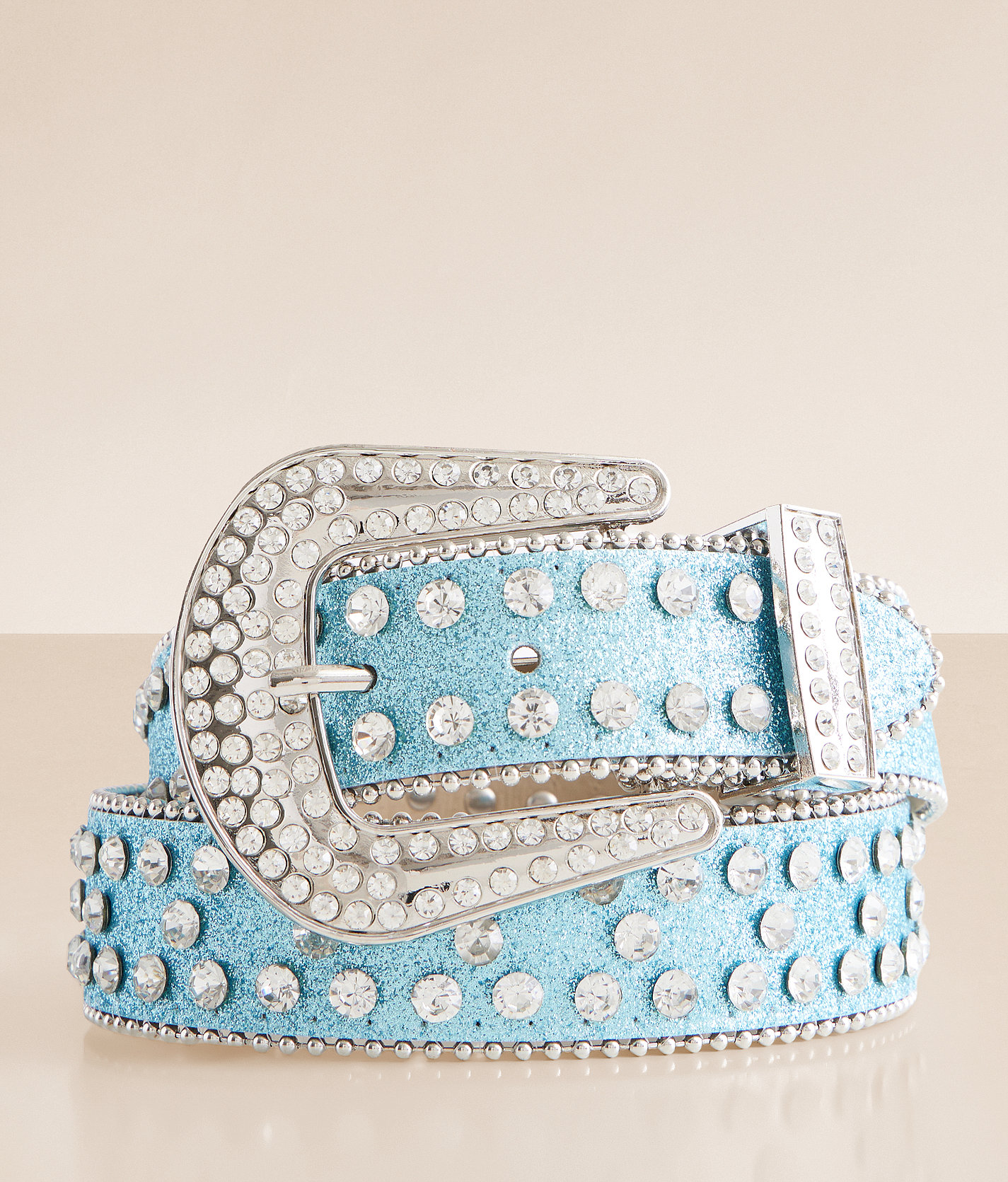 BKE Glitz & Glitter Western Belt - Women's Belts in Blue
