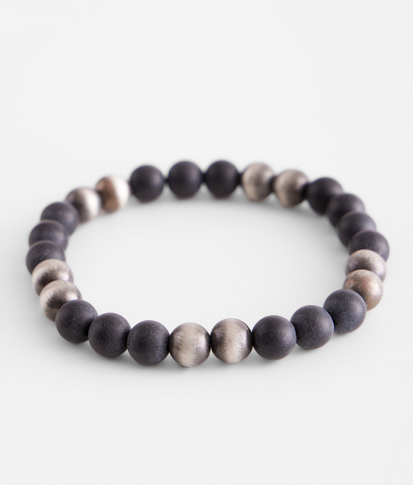 BKE Marble Beaded Bracelet - Men's Jewelry in Black
