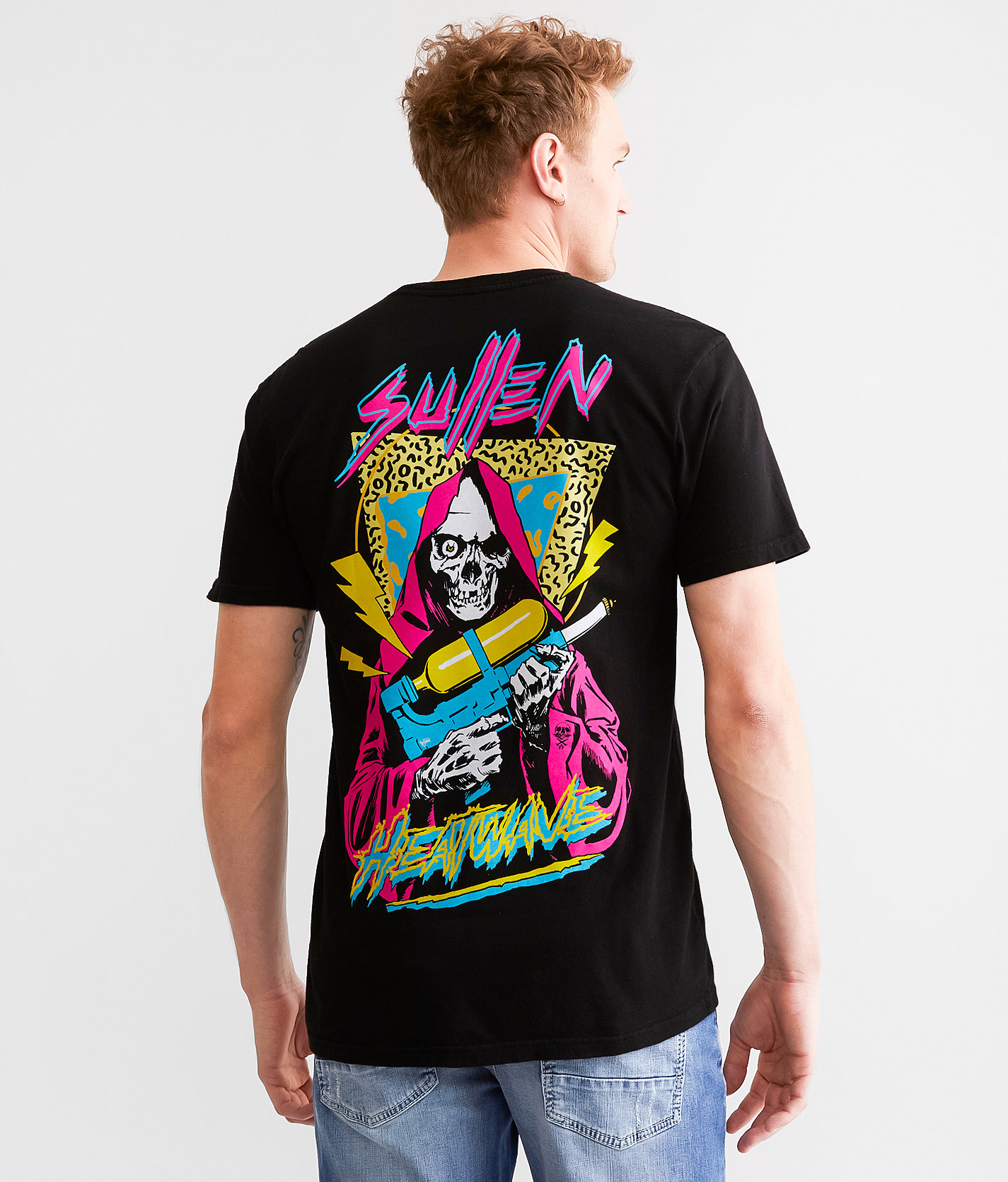 Sullen Heatwave T-Shirt - Men's T-Shirts in Jet Black