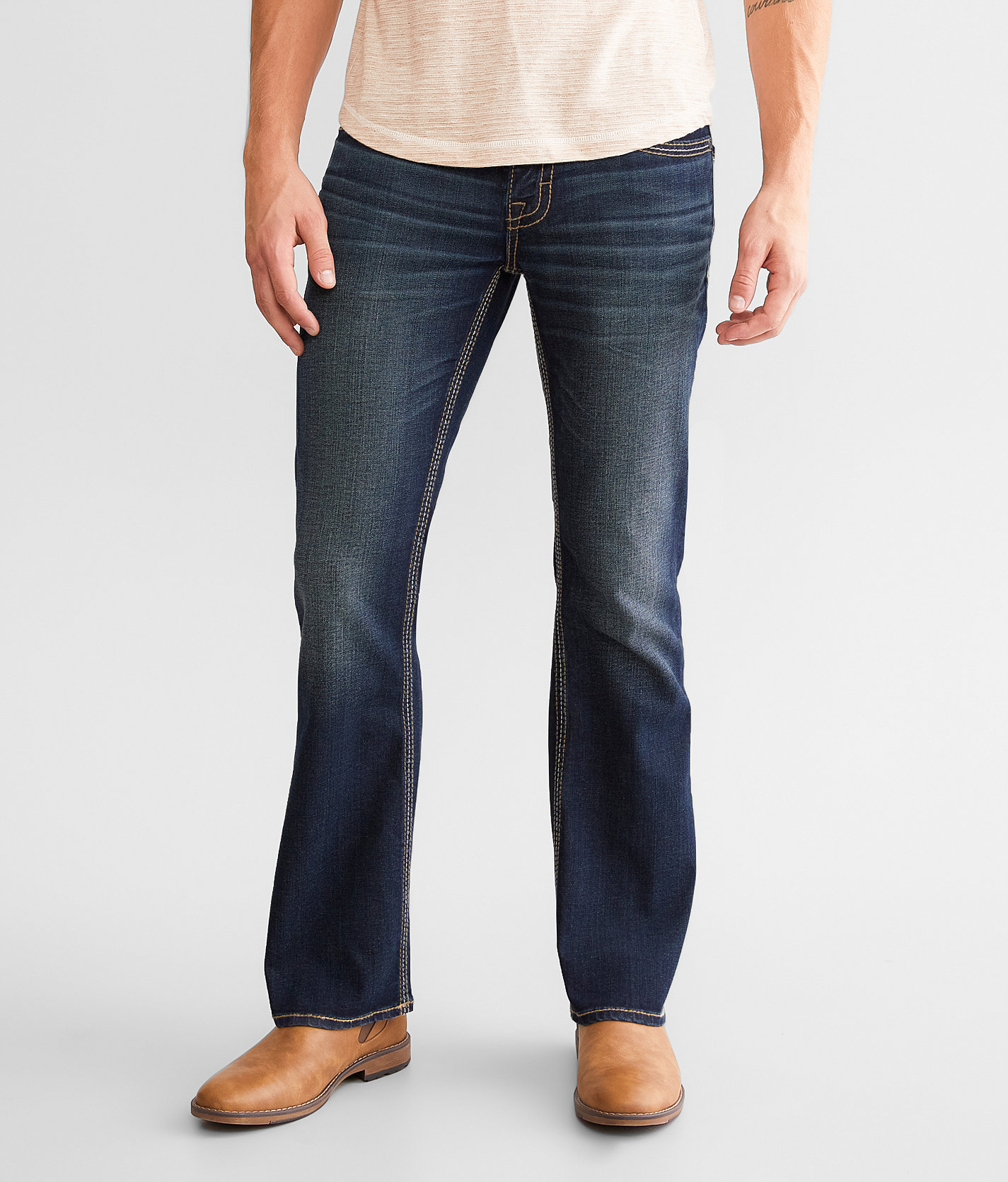 BKE Aiden Boot Stretch Jean - Men's Jeans in Pie