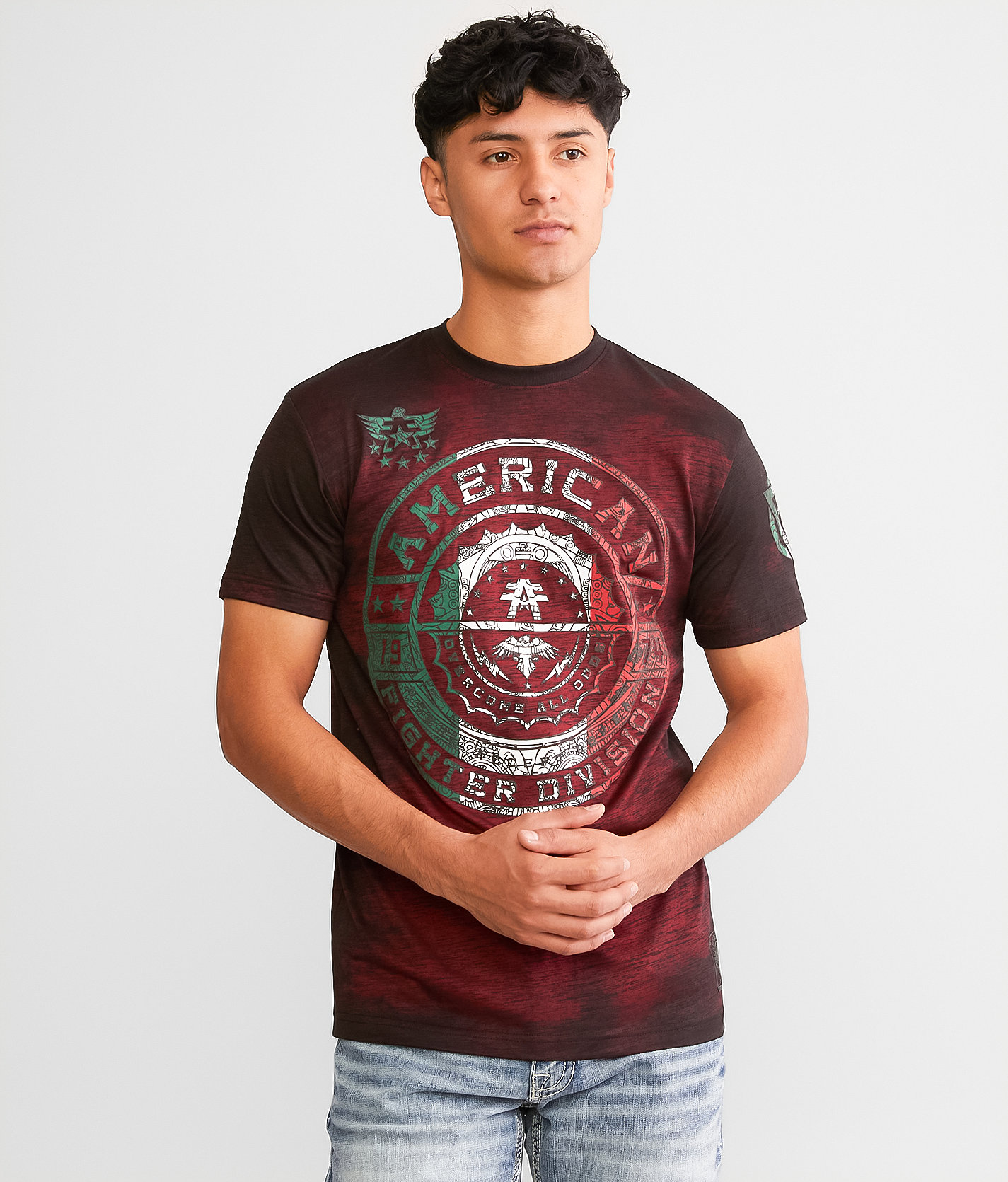 American Fighter Freemont T-Shirt - Men's T-Shirts in Rusted Red