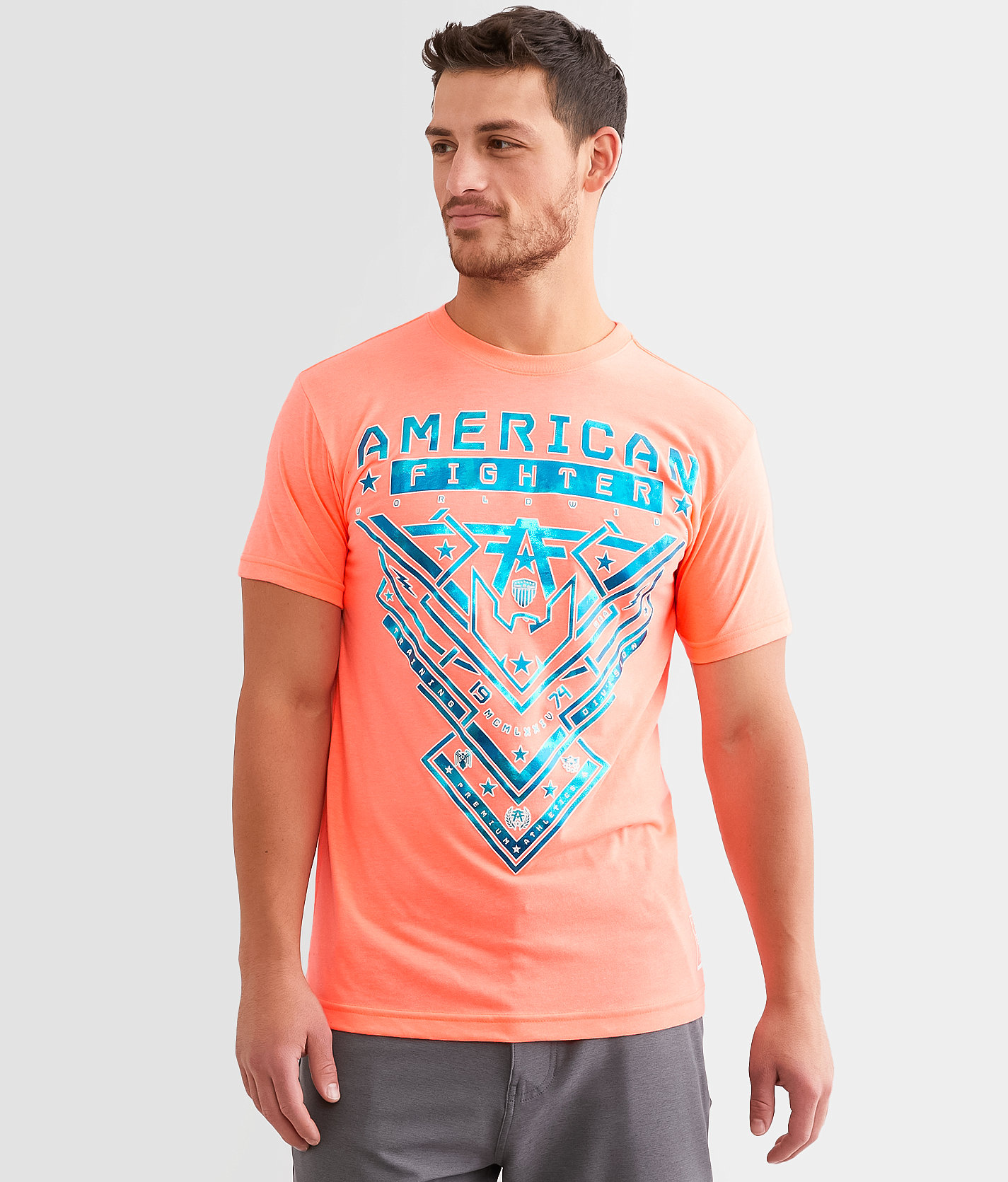 American Fighter Nantucket T-Shirt - Men's T-Shirts in Neon Coral